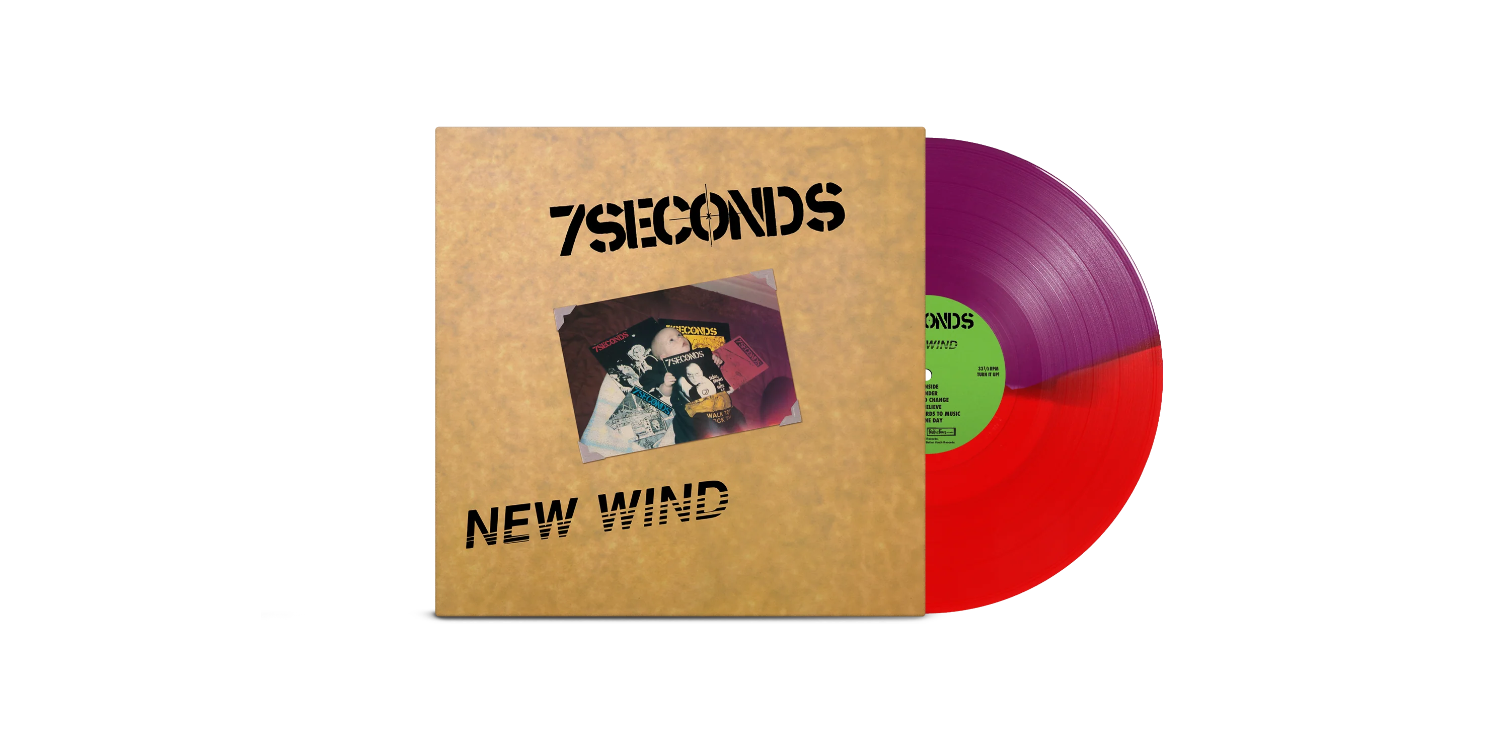 7 Seconds - New Wind LP (Re-Issue) - Image 2