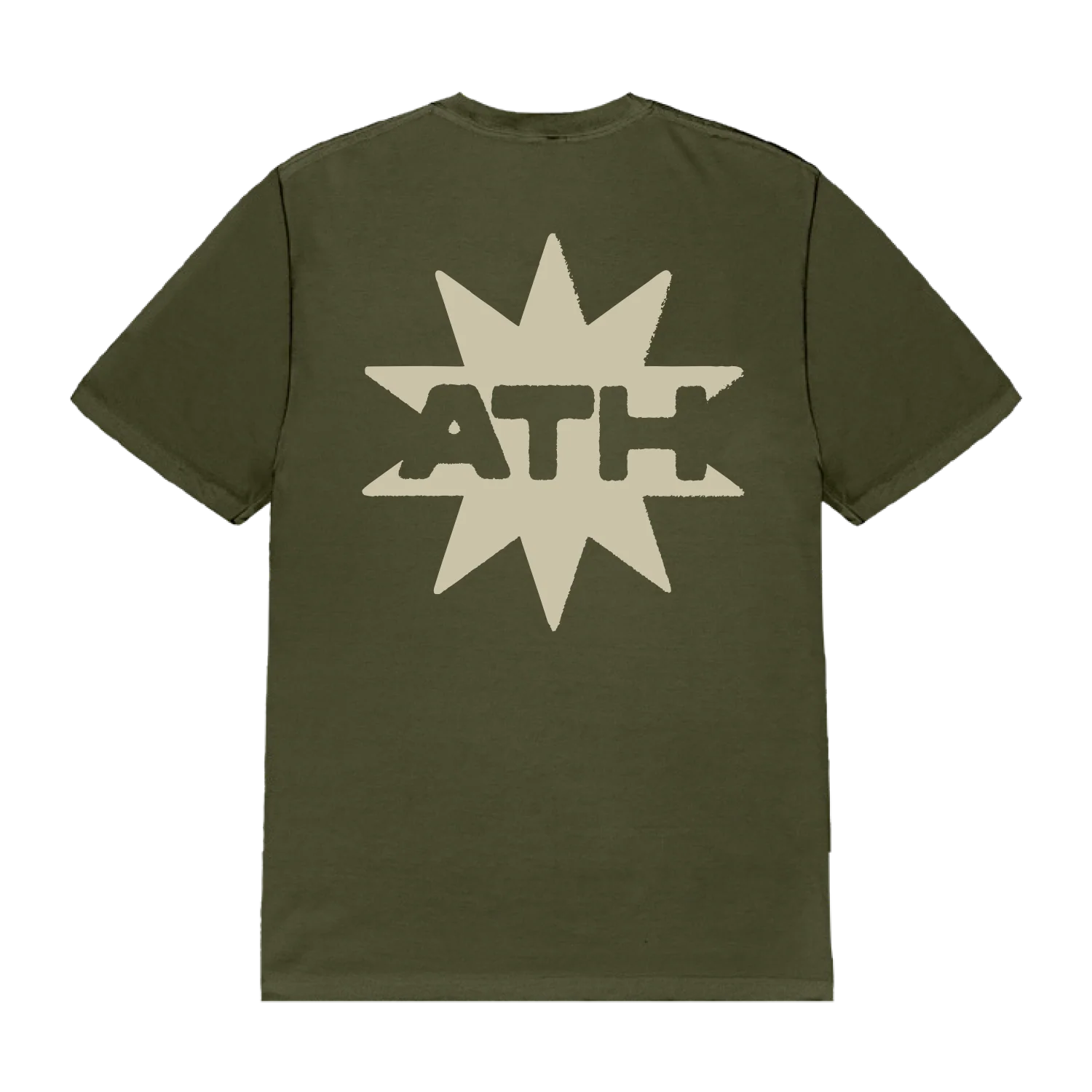 A Thousand Horses - ATH Burst Olive Green T-Shirt