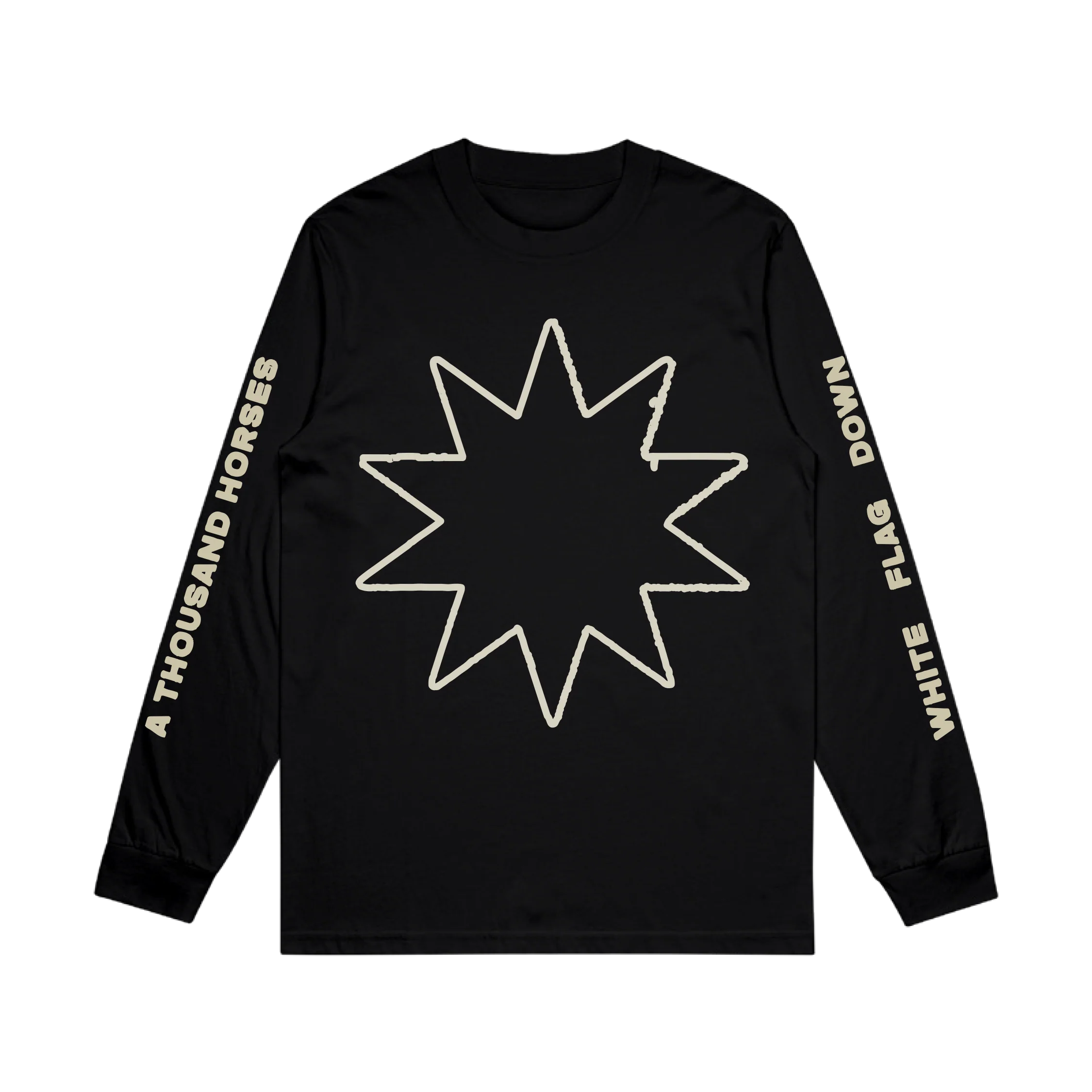 A Thousand Horses - Black Burst WFD Long Sleeve