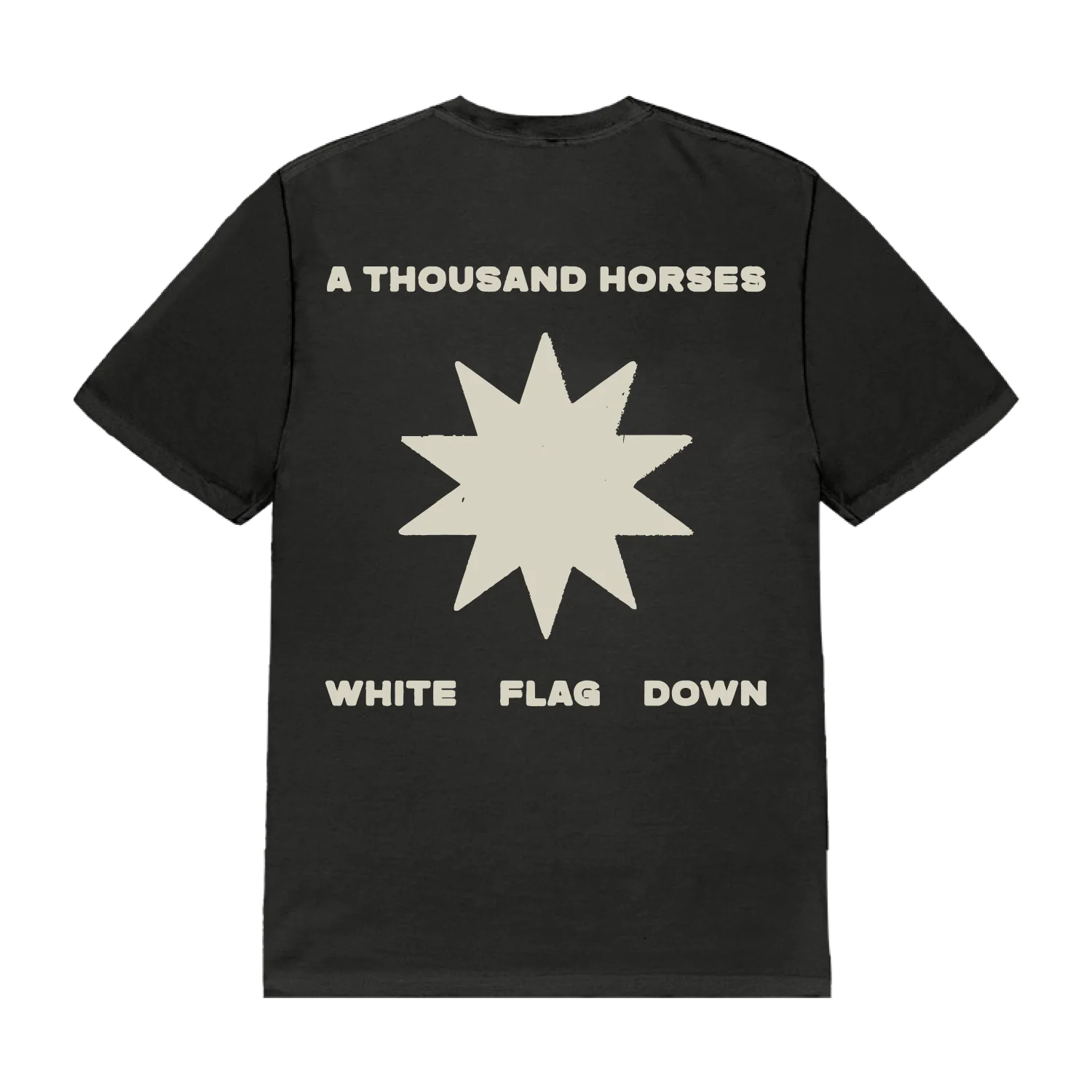 A Thousand Horses - Burst WFD Black T-Shirt