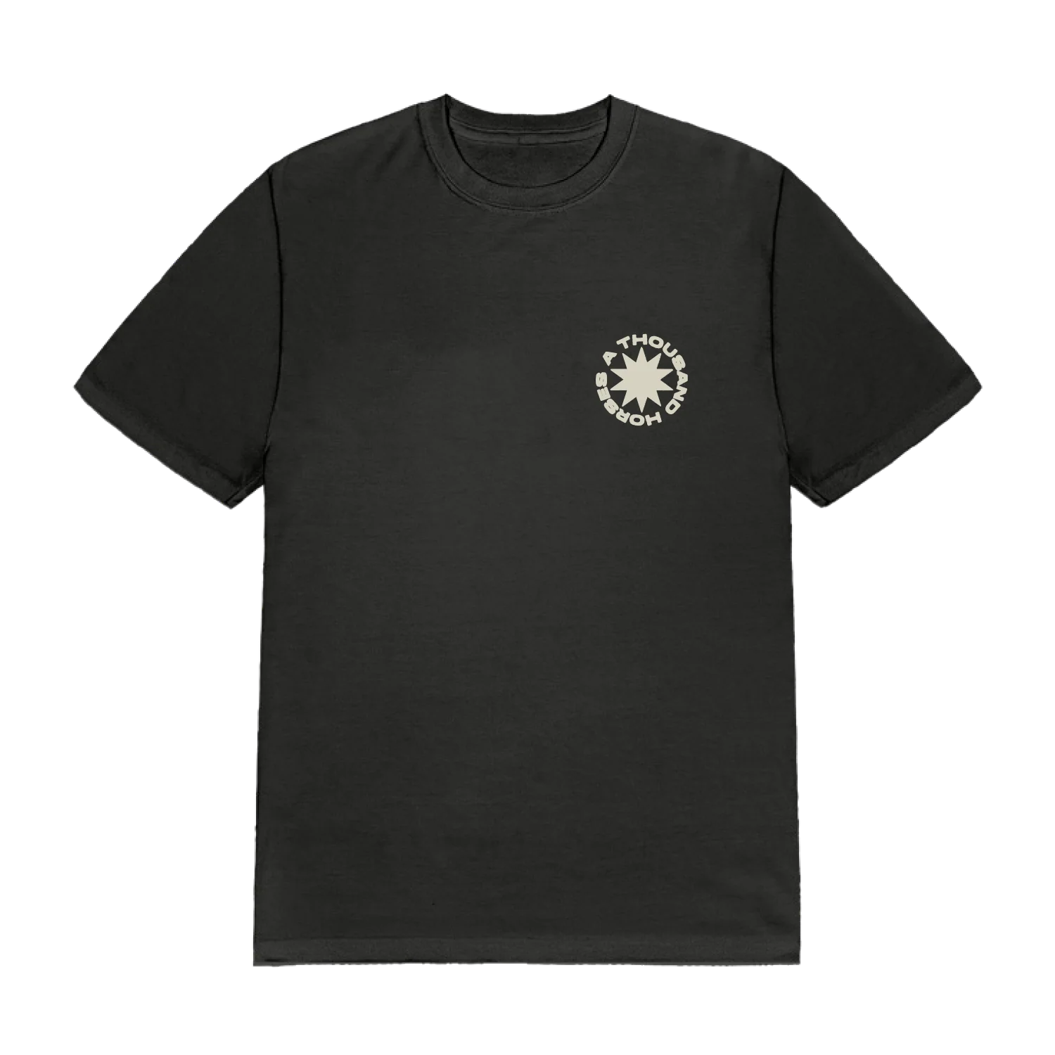 A Thousand Horses - Burst WFD Black T-Shirt - Image 2