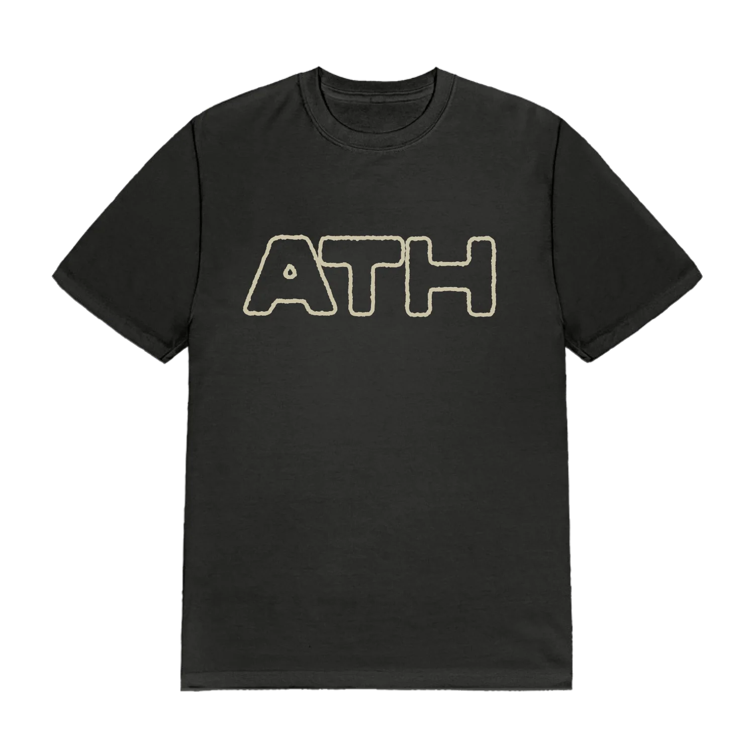 A Thousand Horses - Initial Logo Black T-Shirt