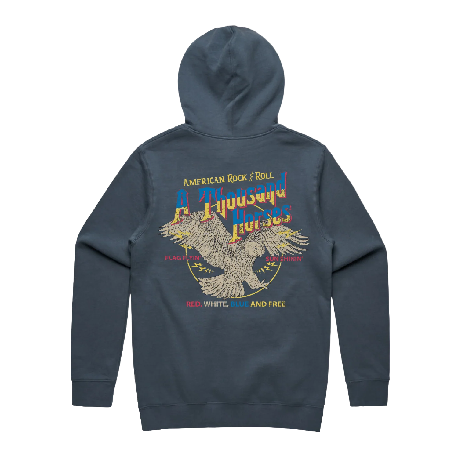 A Thousand Horses - RWB & Free Hoodie - Image 3