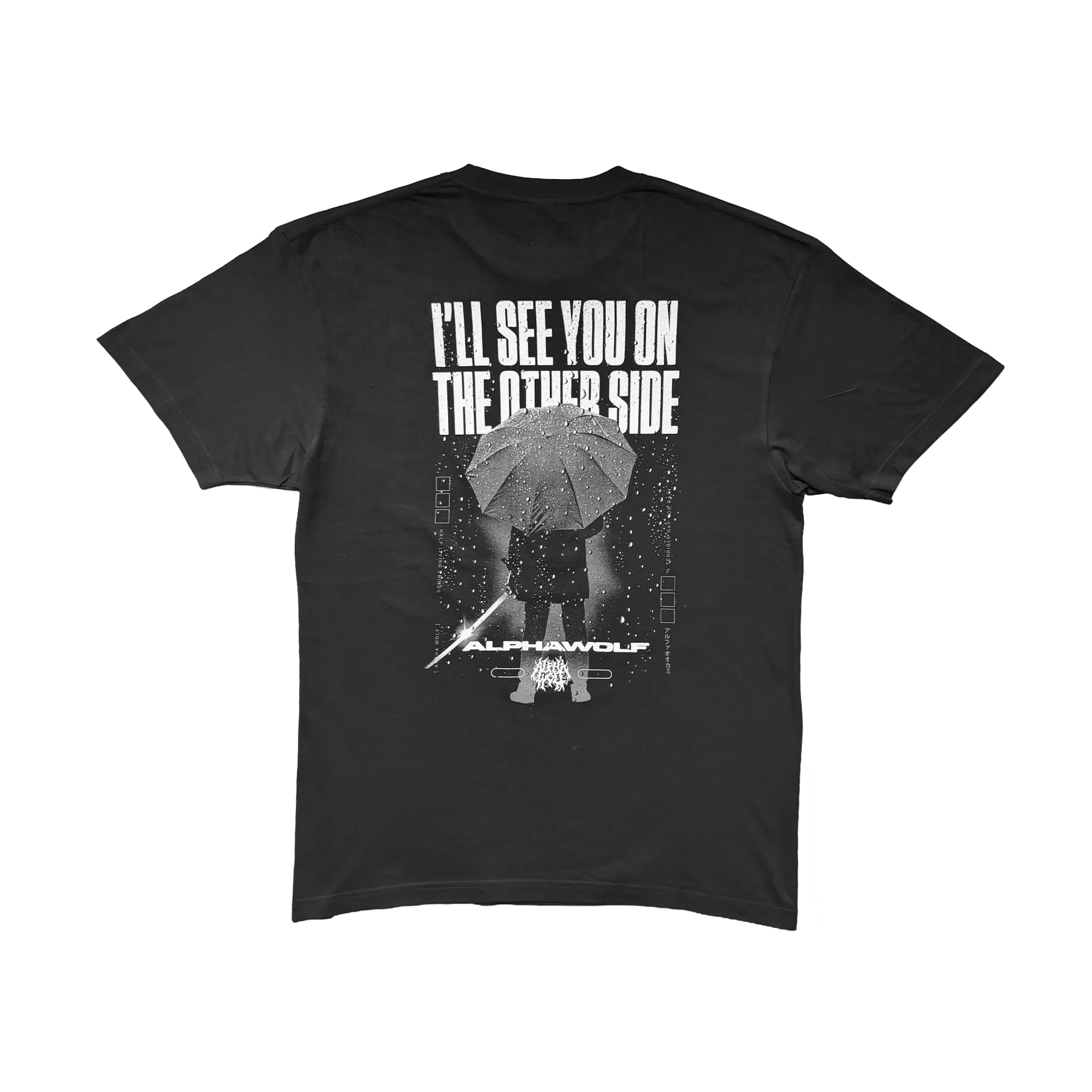 Alpha Wolf - Terrible Day For Rain T-Shirt - Image 2