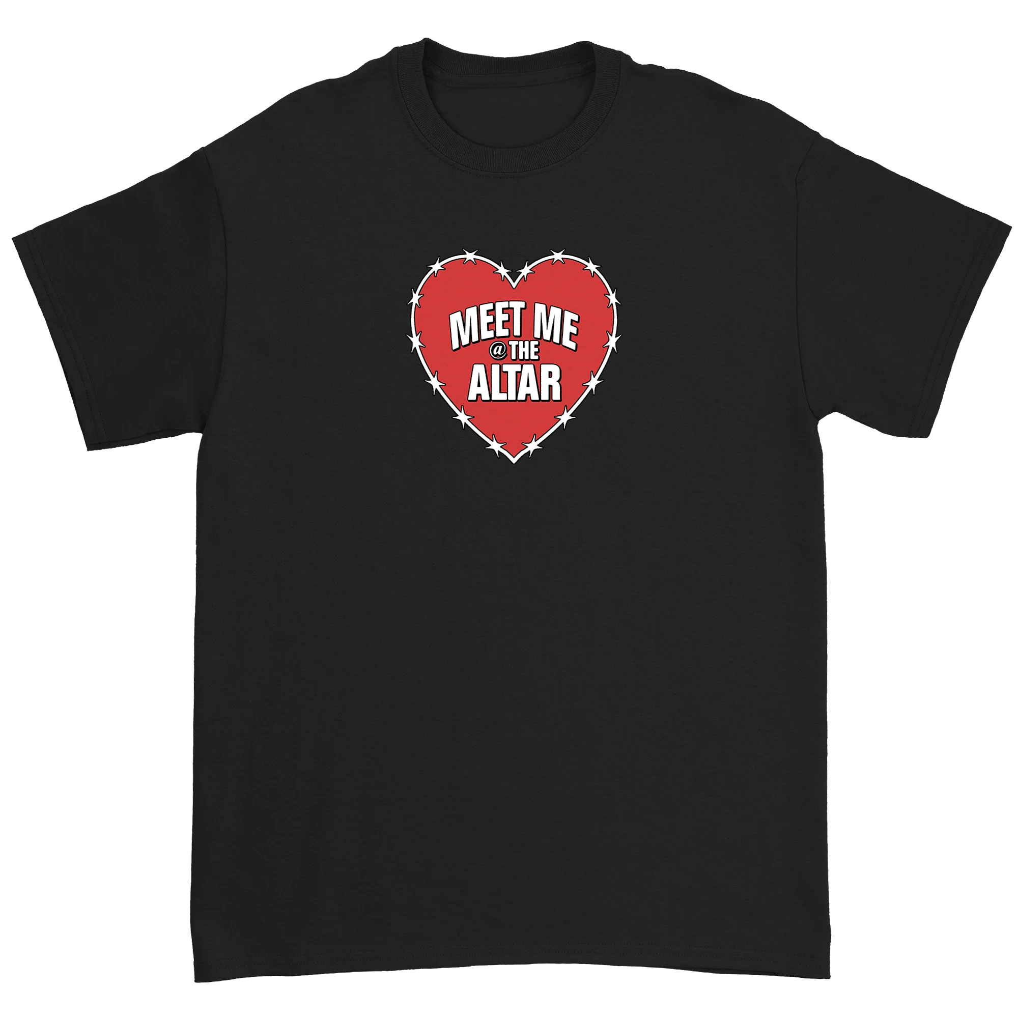 Meet Me @ The Altar - Barbed Wire Heart Tee