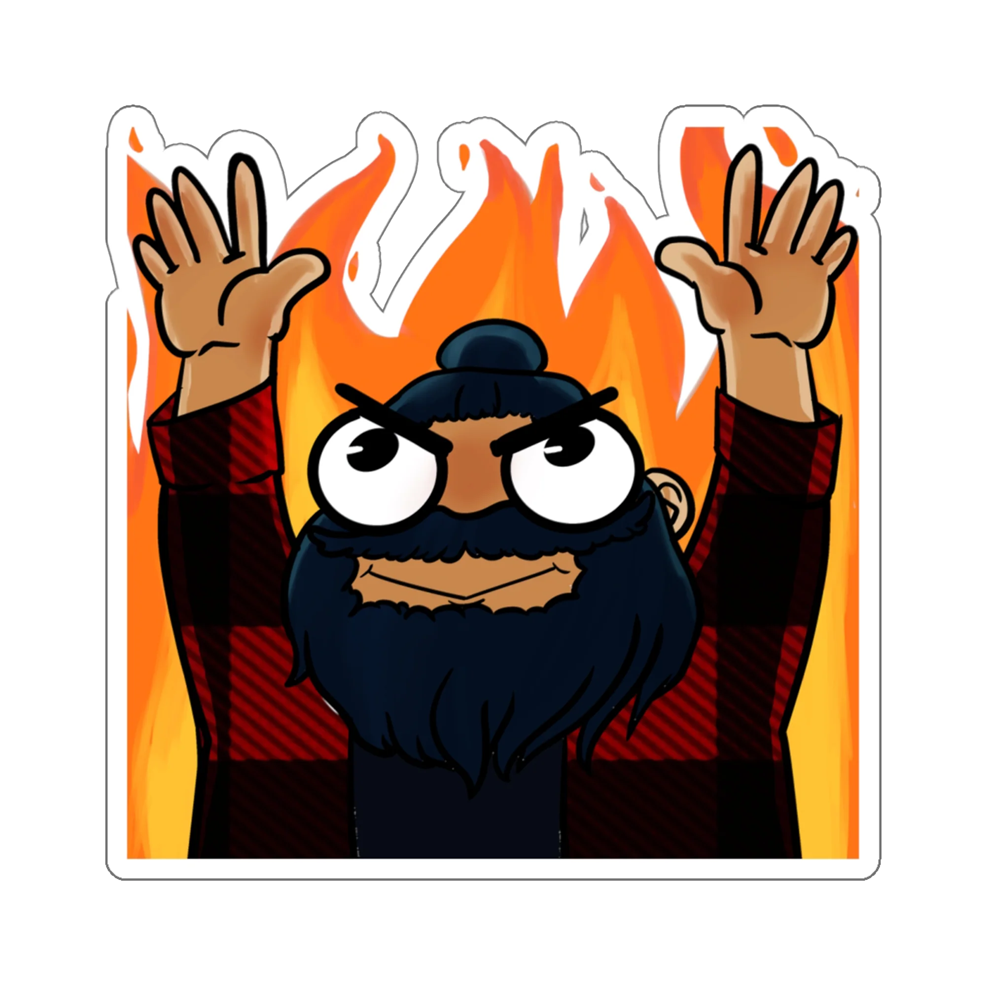 BeardPrincess - ARSON Sticker