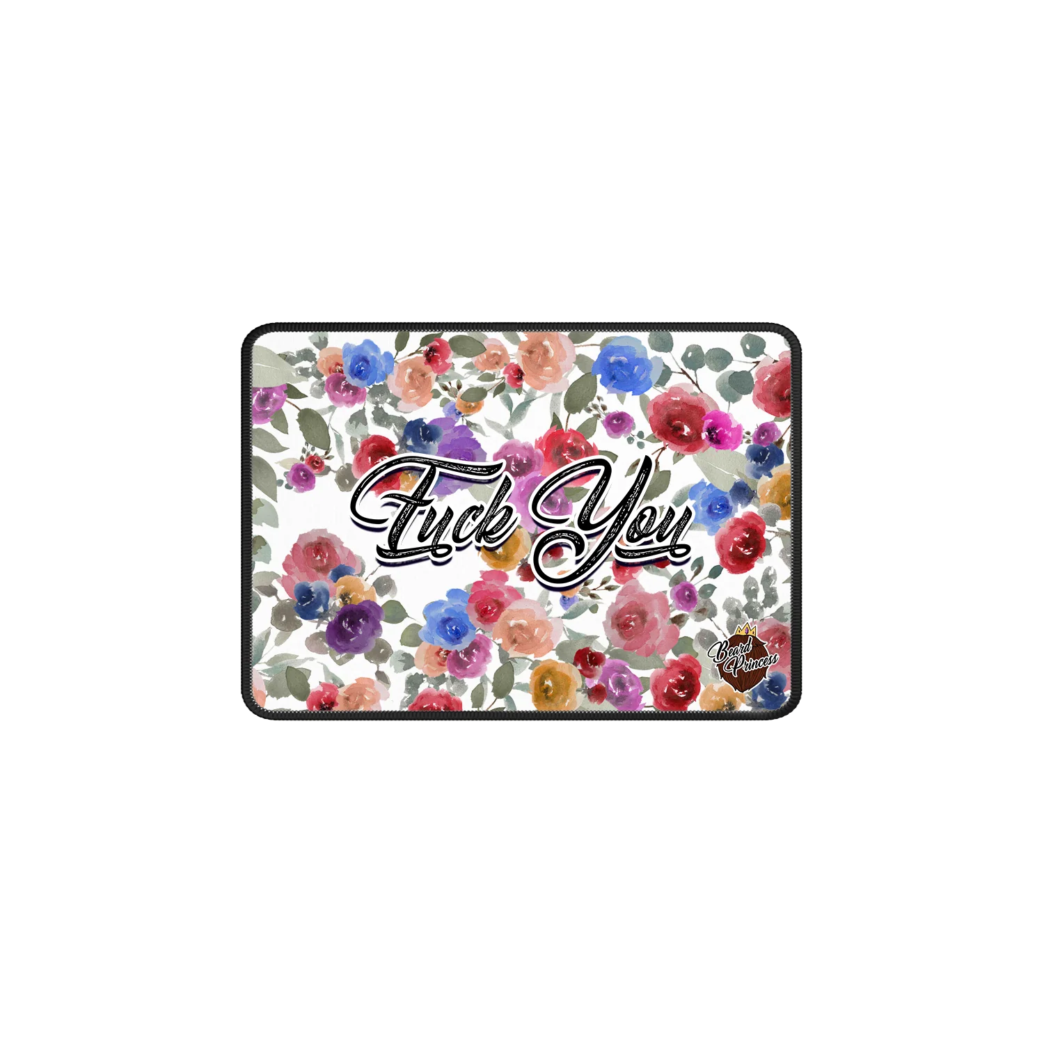 BeardPrincess - Floral Fuck You Gaming Mouse Pad