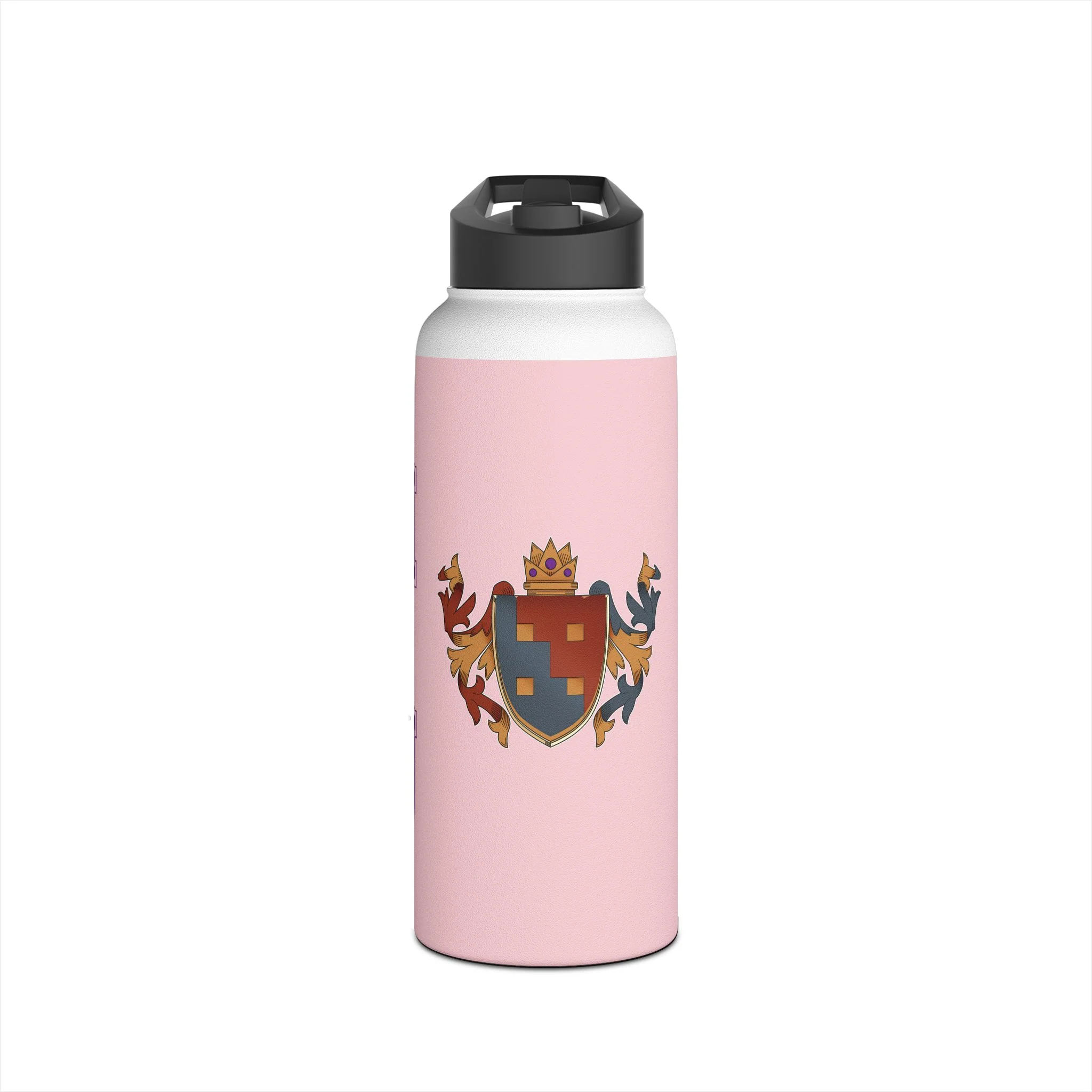 BeardPrincess - HIU Athletics Stainless Steel Water Bottle - Pink