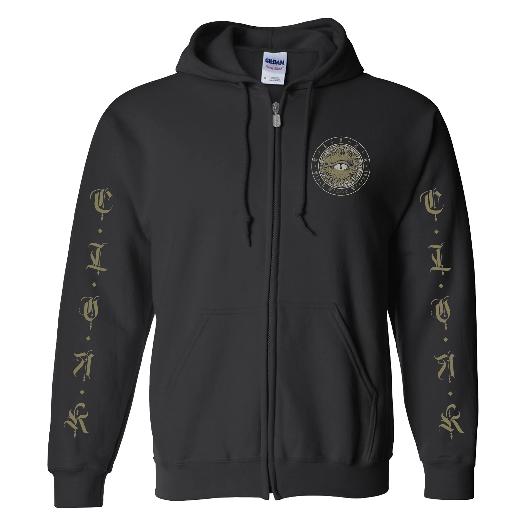 Cloak - Black Flame Eternal Zip Hoodie