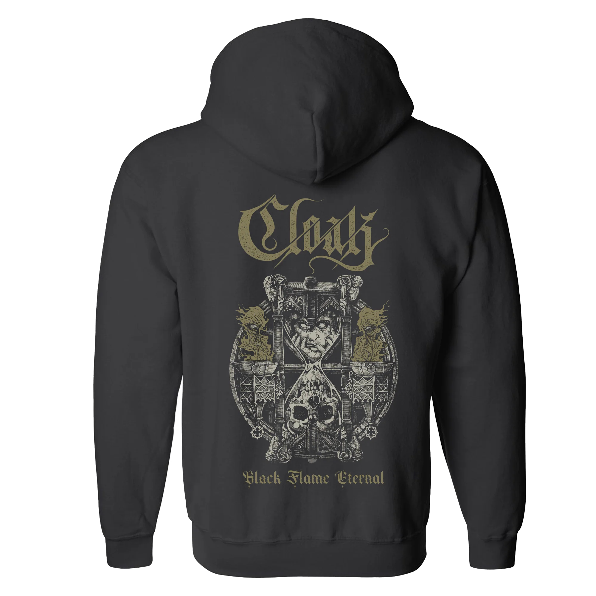 Cloak - Black Flame Eternal Zip Hoodie - Image 2