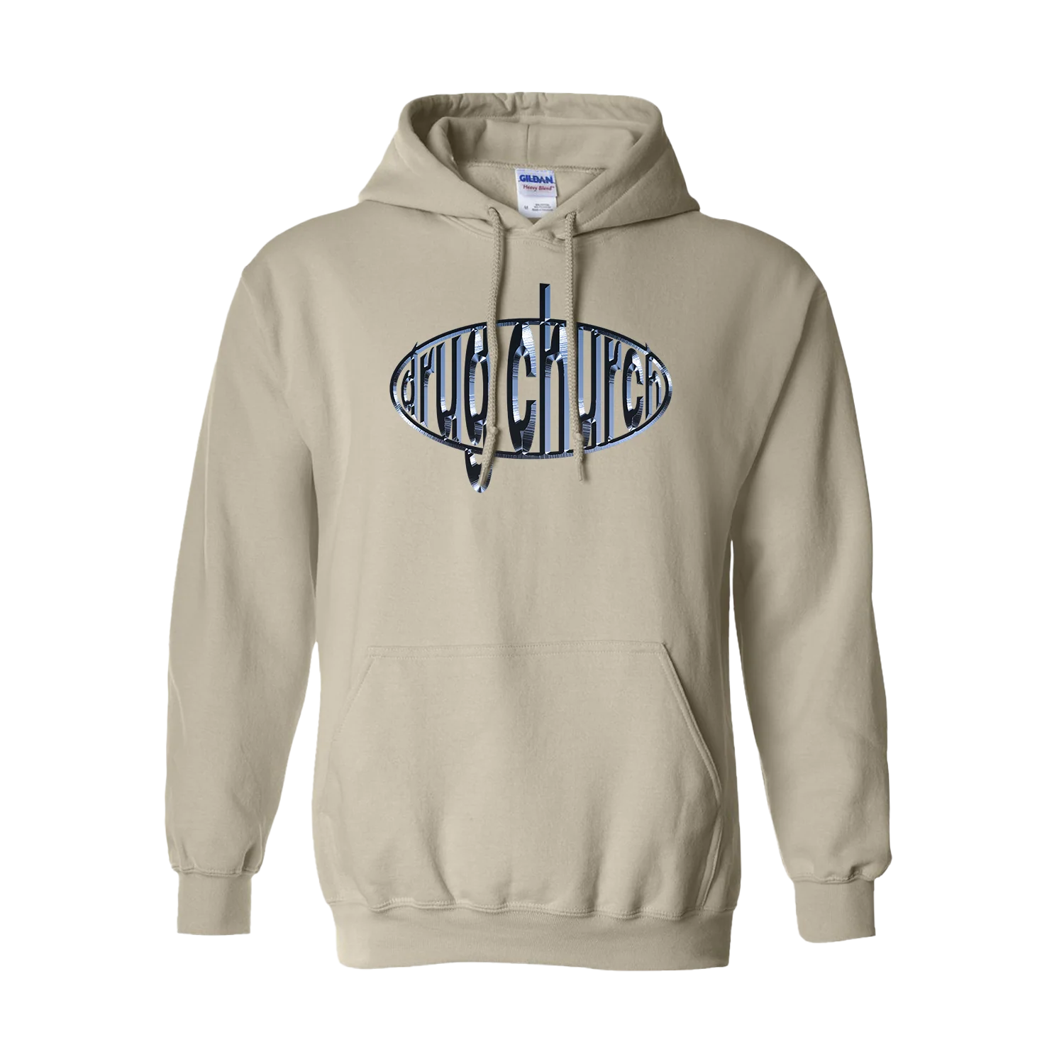 Drug Church - CHROME LOGO SAND HOODIE