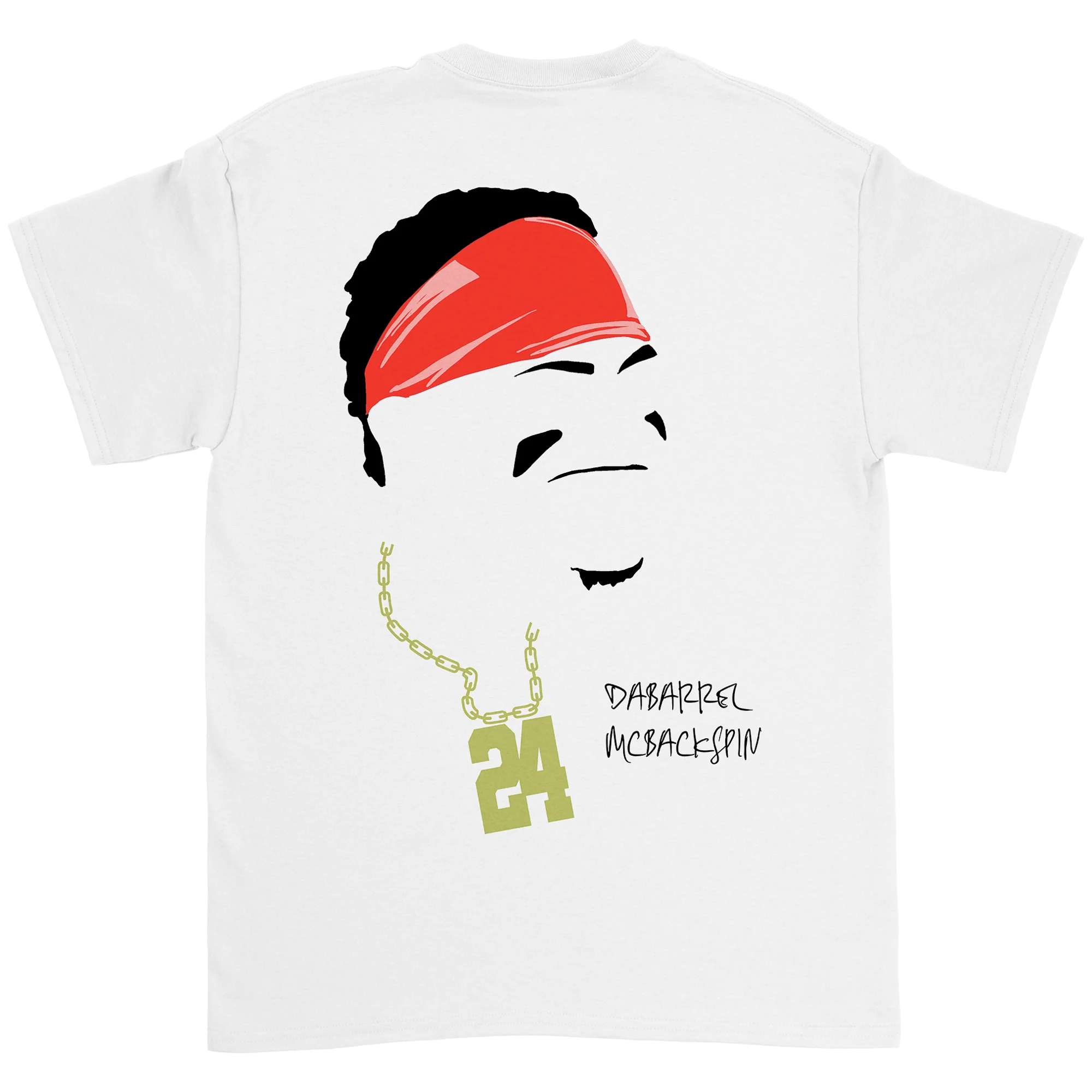 Dakota McFadden - DaBarrel McBackspin T-Shirt - White - Image 3