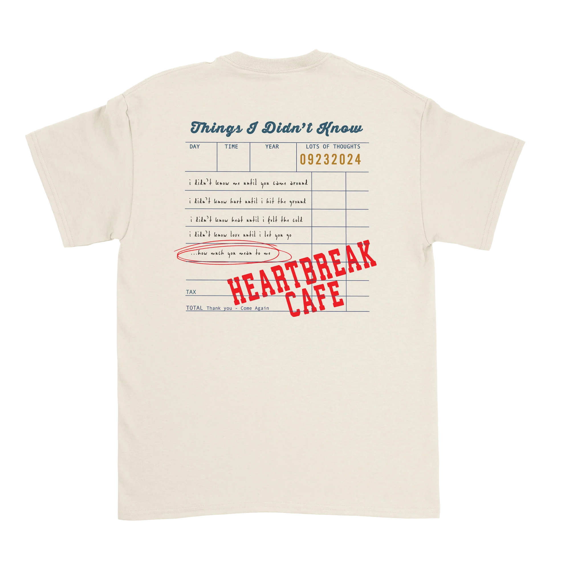 Dalton Mauldin - Heartbreak Cafe T-Shirt (Blue Print) - Image 12