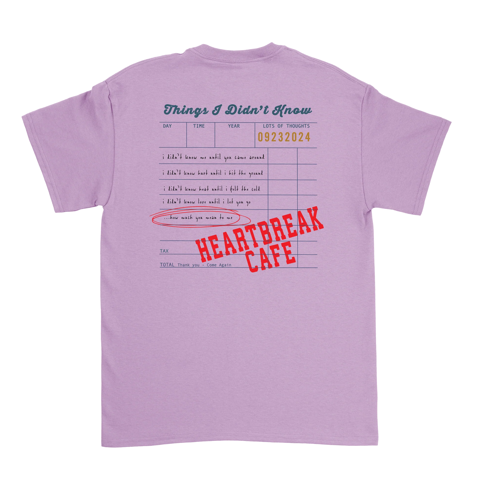 Dalton Mauldin - Heartbreak Cafe T-Shirt (Blue Print) - Image 15