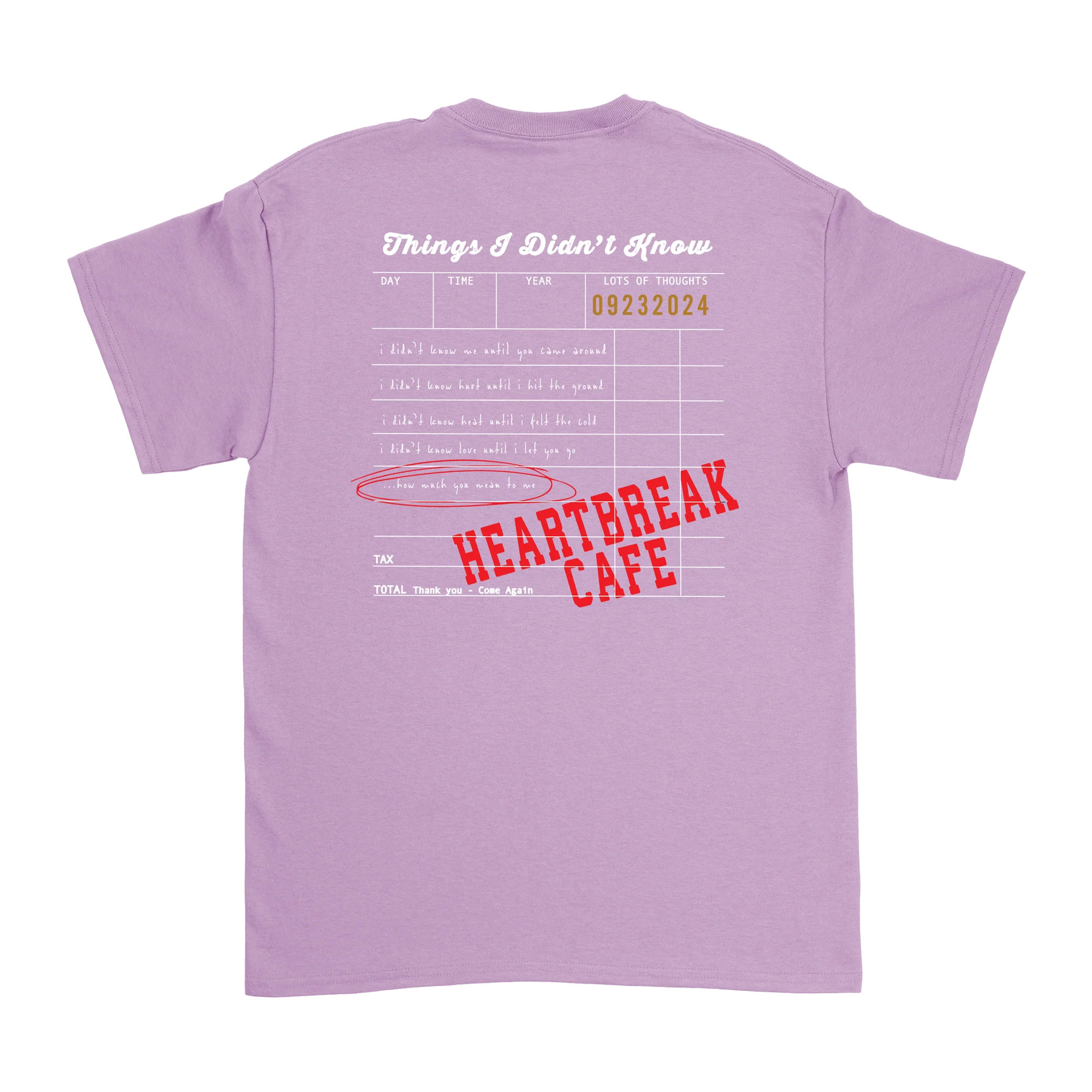 Dalton Mauldin - Heartbreak Cafe T-Shirt (White Print) - Image 15