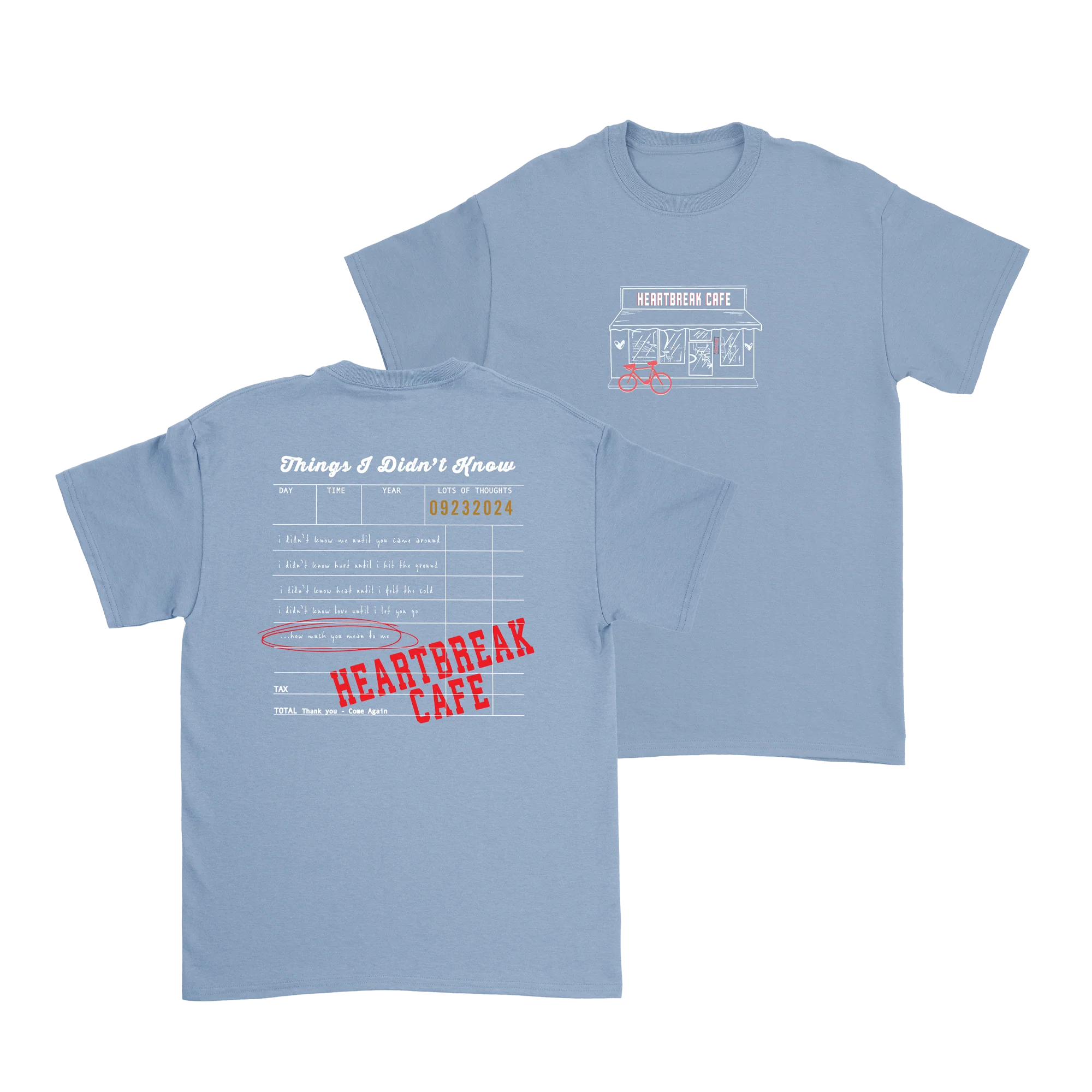 Dalton Mauldin - Heartbreak Cafe T-Shirt (White Print) - Image 16