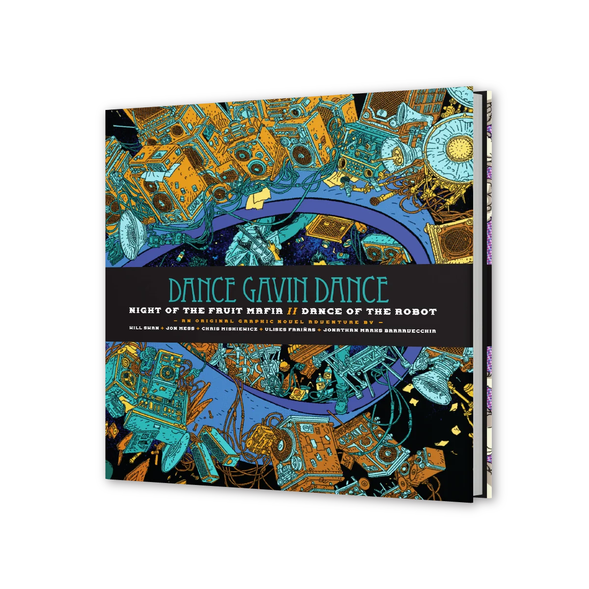 Dance Gavin Dance: Night of the Fruit Mafia // Dance of the Robot - Graphic Novel + Collector's Card (Standard Edition) - Image 2