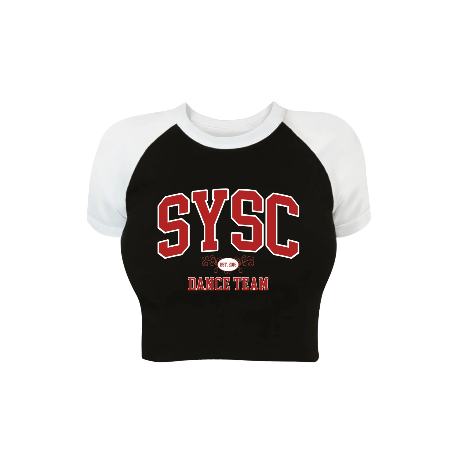 SeeYouSpaceCowboy - Dance Team Raglan Crop Top