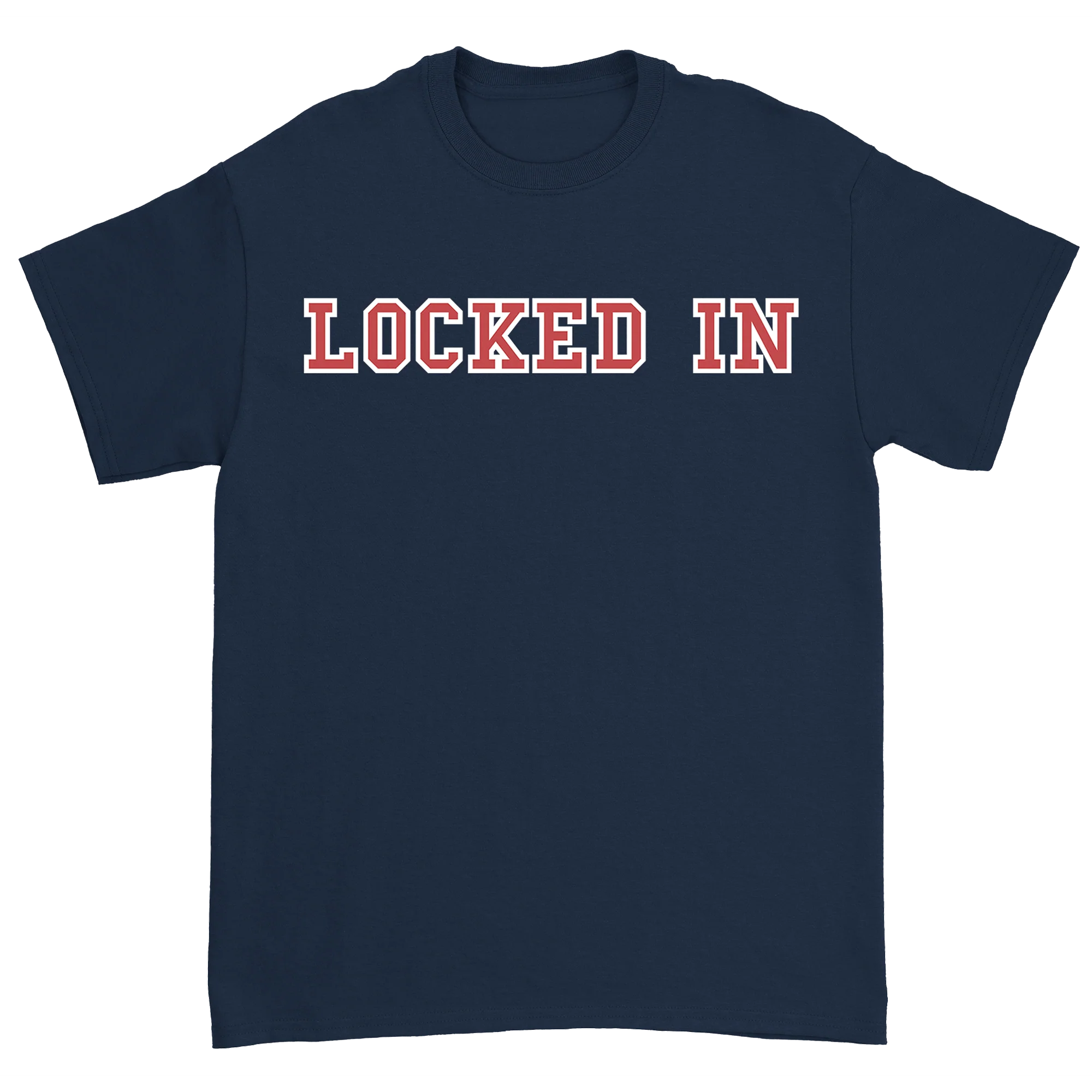 Davis Clarke - Locked In T-Shirt (Red/White Print)