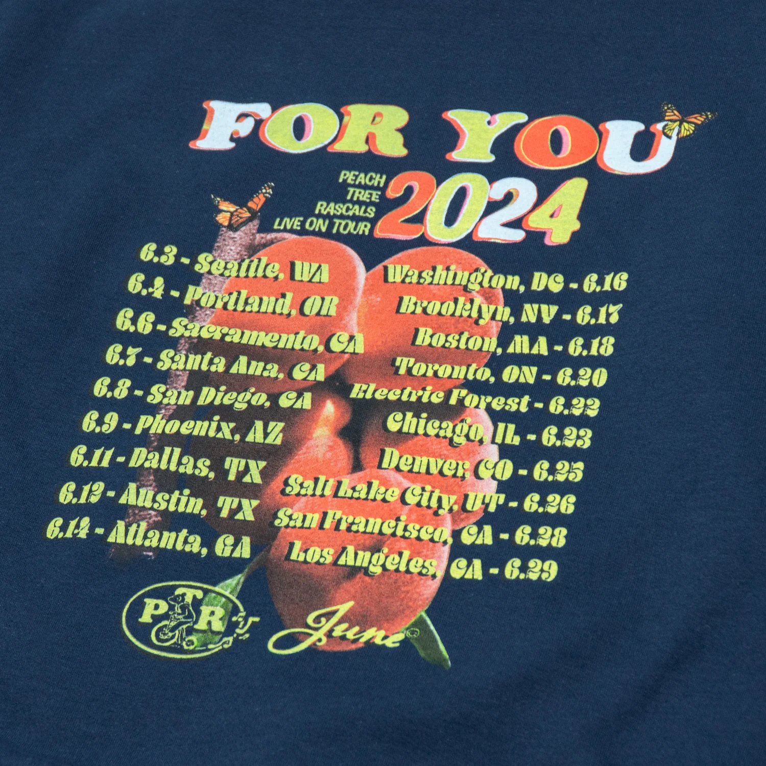 Peach Tree Rascals - For You Tour Hoodie - Image 3