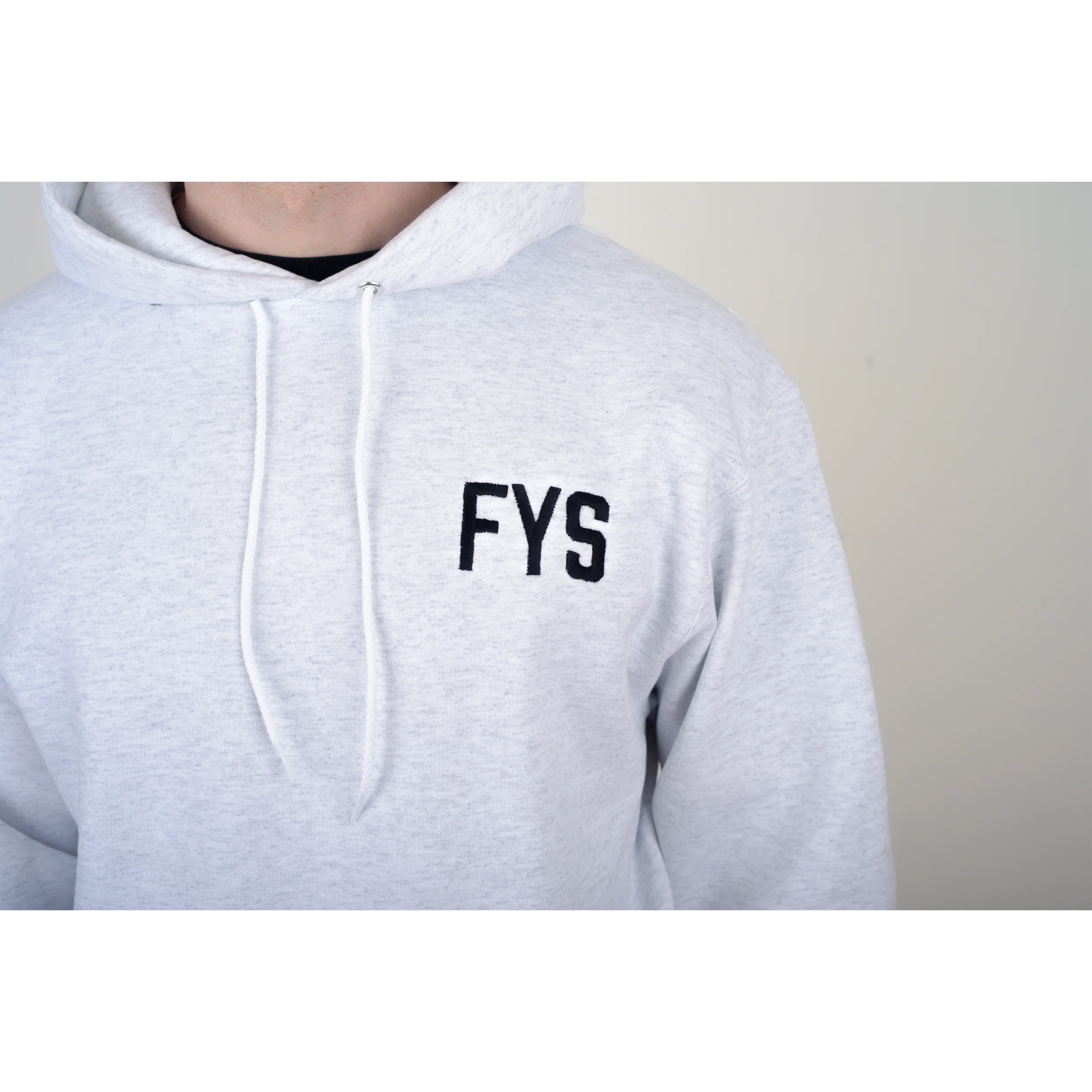 Four Year Strong - Embroidered Logo Hoodie (Ash Gray) - Image 2