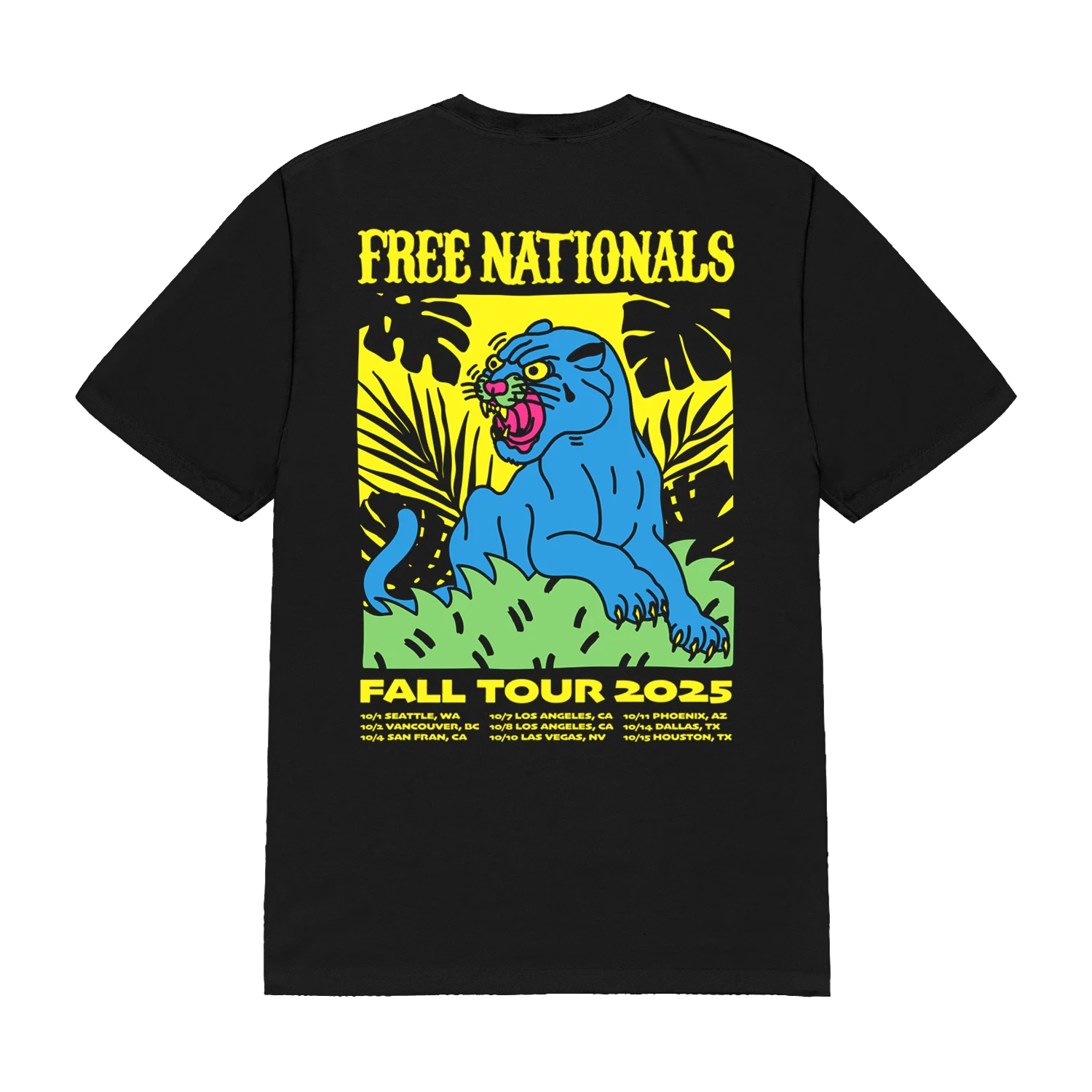 Free Nationals - Panther Tour T-Shirt - Image 2