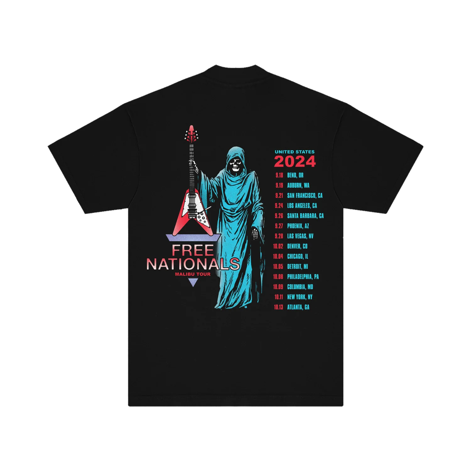Free Nationals - Reaper Tour T-Shirt - Image 2