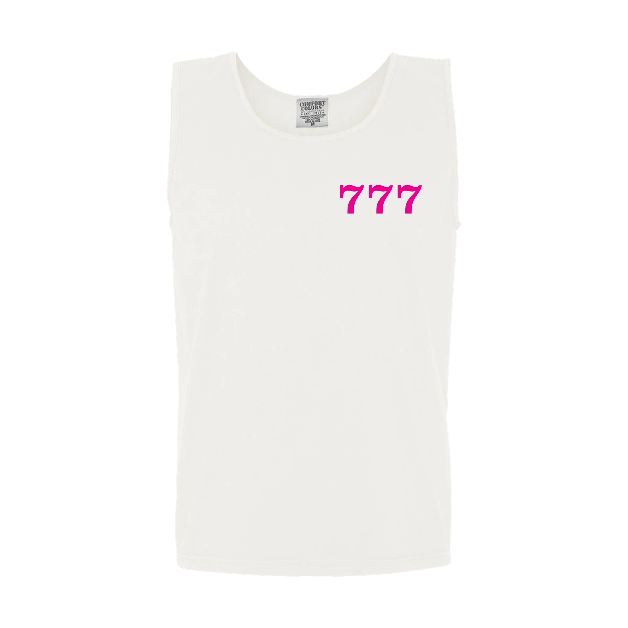 Garett Delano - Lucky 777 Tank (Hot Pink Print)
