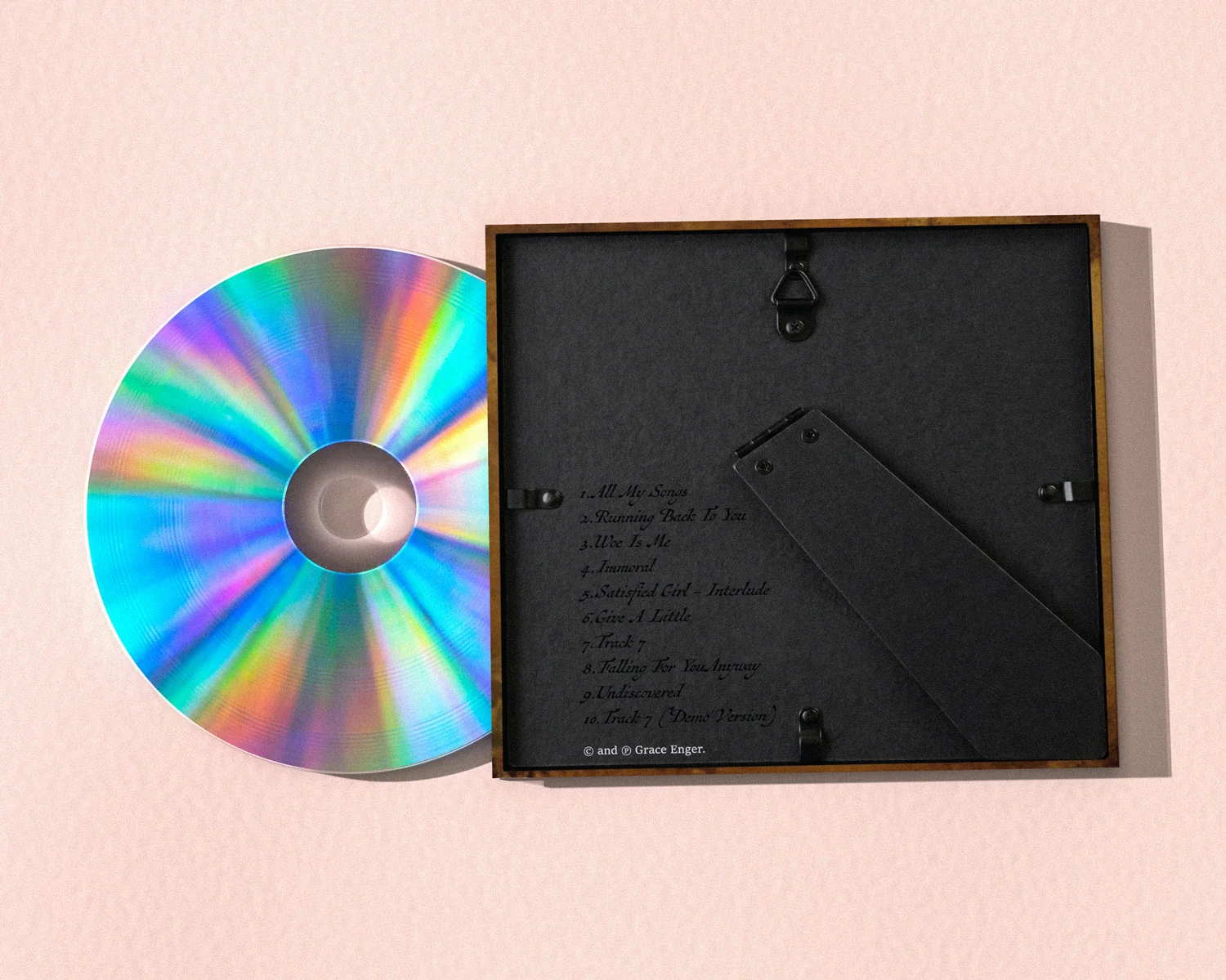 Grace Enger - Satisfied Girl CD *SIGNED* - Image 3