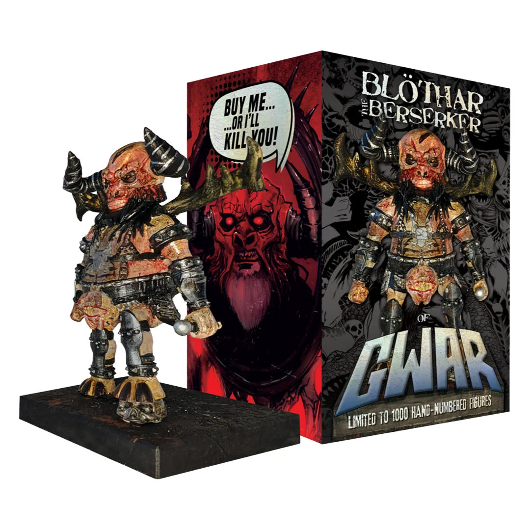 GWAR: 'The New Dark Ages' Limited Edition LP + Blothar Bobblehead - Image 4