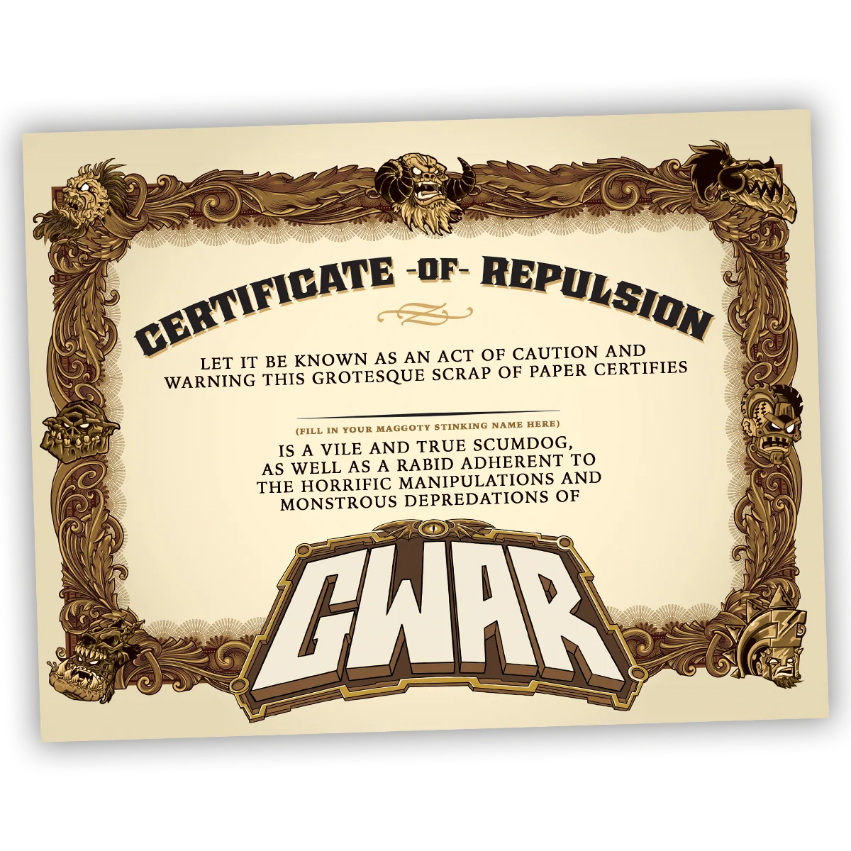GWAR: 'The Return of Gor Gor' Signed Platinum Edition Comic Book + Vinyl LP (Limited Edition Fruit Punch) - Image 6