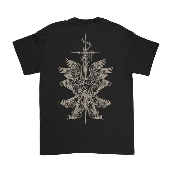 Like Moths To Flames - Angel Wings T-Shirt - Image 2