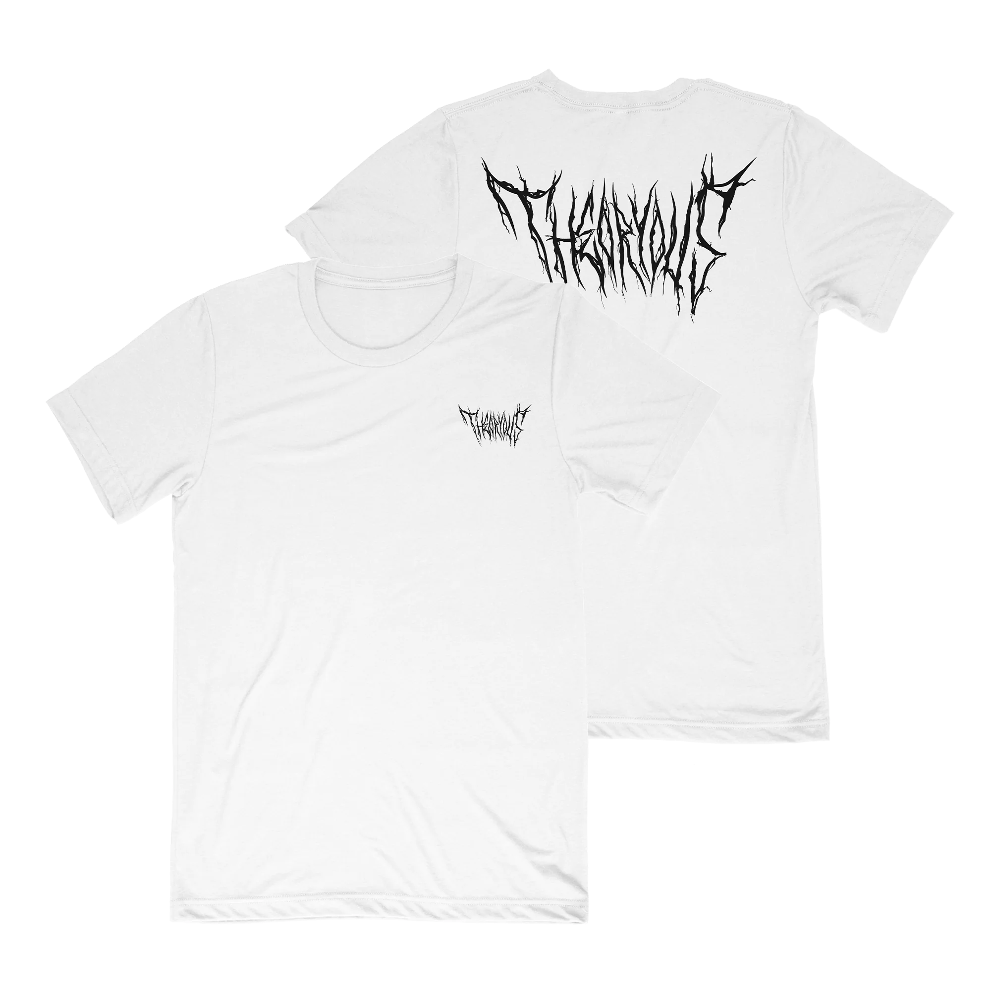 Master Blaster Records - Theoryous Metal Logo (White)