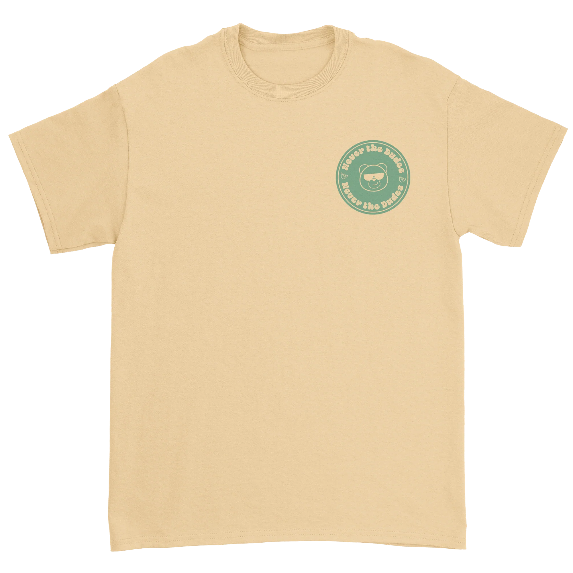 Never The Dudes T-Shirt - Yellow Haze - Image 2