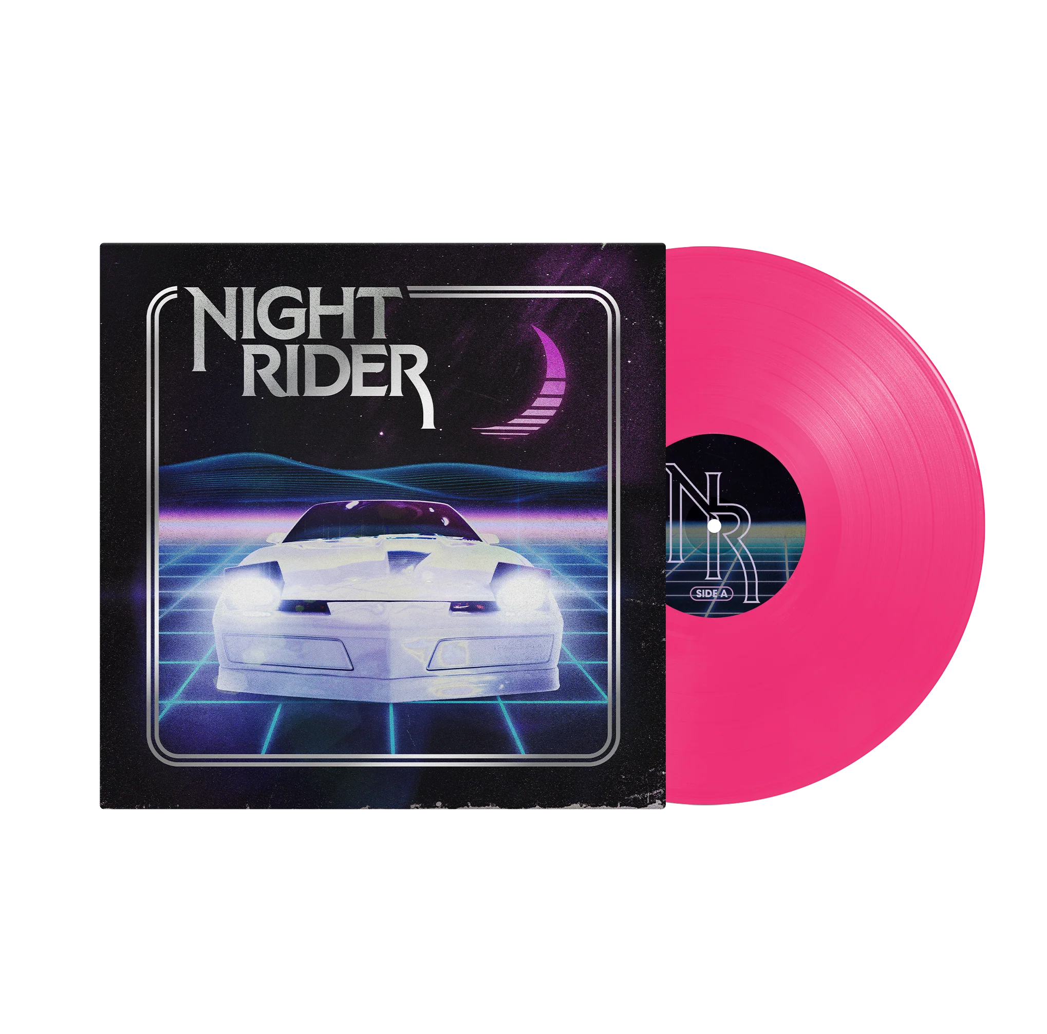 Night Rider - Self Titled Neon Pink LP