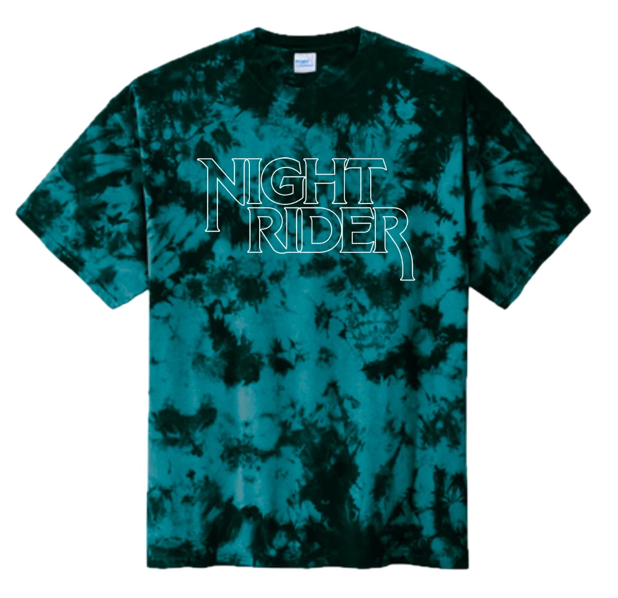 Night Rider - Teal Dye Tee