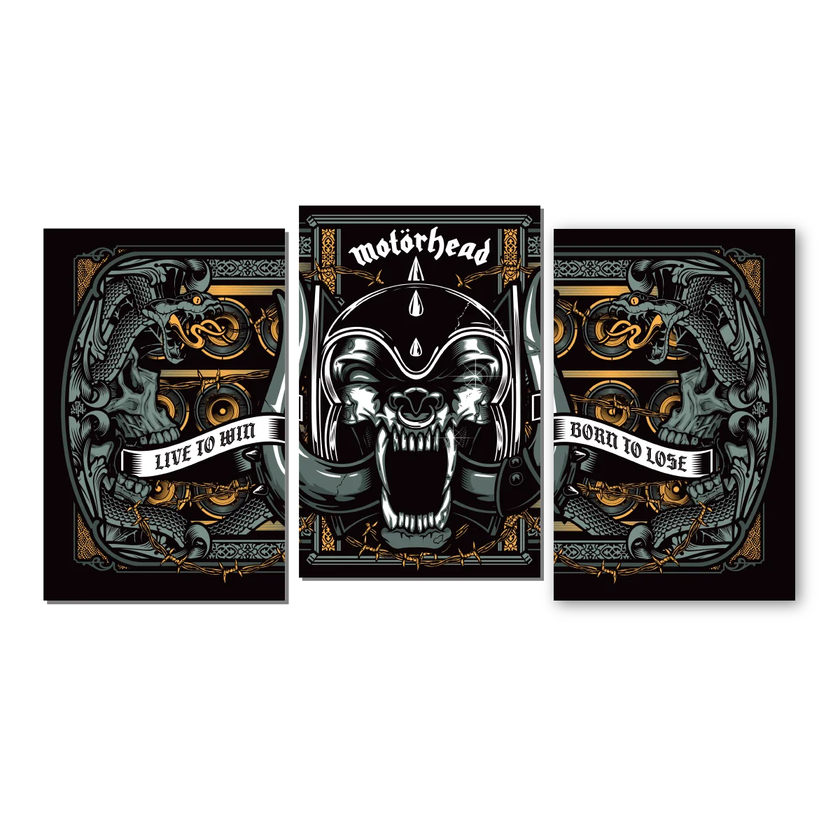 NO REMORSE: THE ILLUSTRATED TRUE STORIES OF LEMMY KILMISTER AND MOTÖRHEAD - DELUXE + VINYL 2-LP EDITION - Image 6