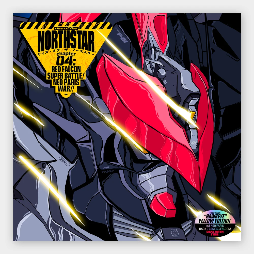 Rise Of The Northstar - C4 : RED FALCON SUPER BATTLE! NEO PARIS WAR!!" LP ALBUM [HAWKEYE EDITION]