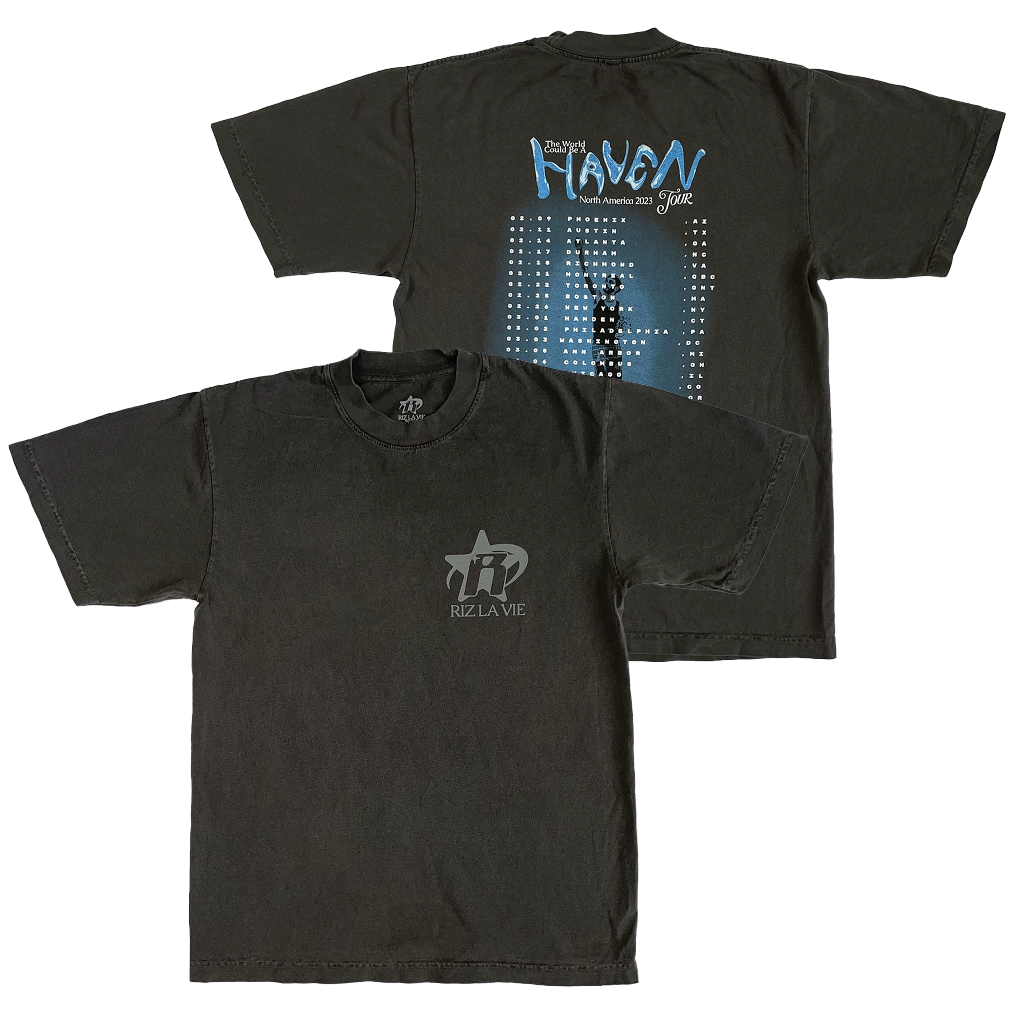 Haven Tour T-Shirt - Charcoal