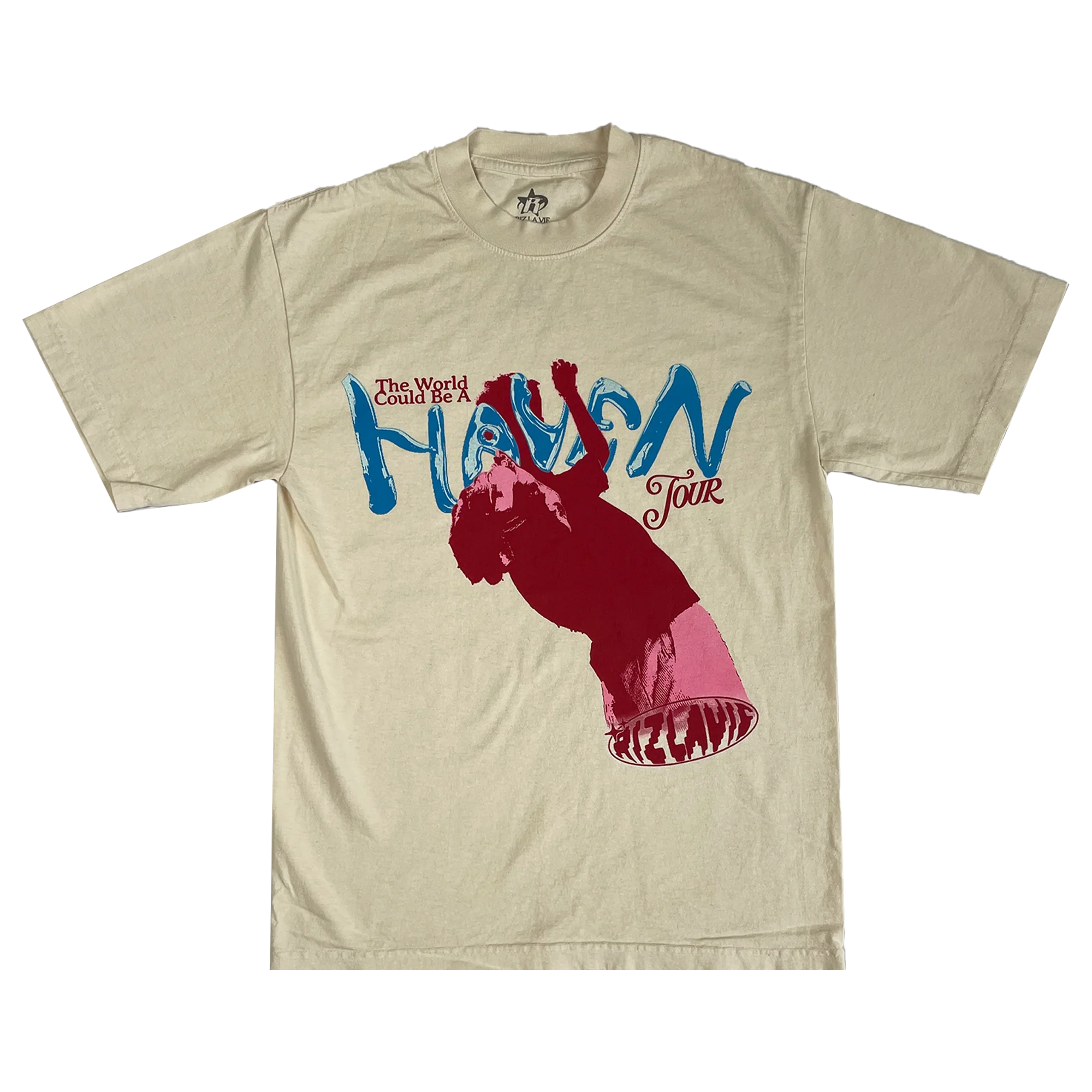 Haven Tour T-Shirt - Cream - Image 2