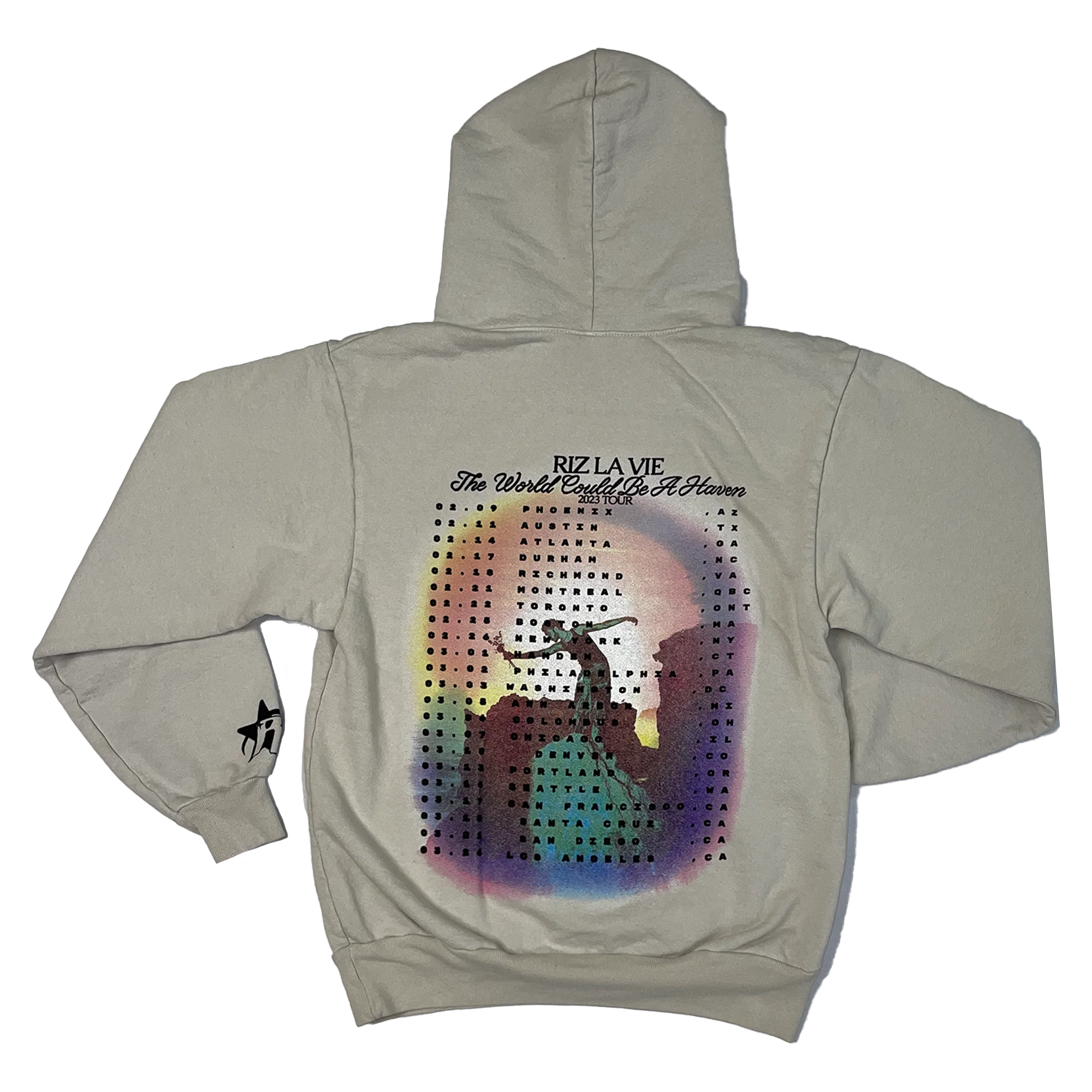 Haven Tour Hoodie - Tan - Image 3