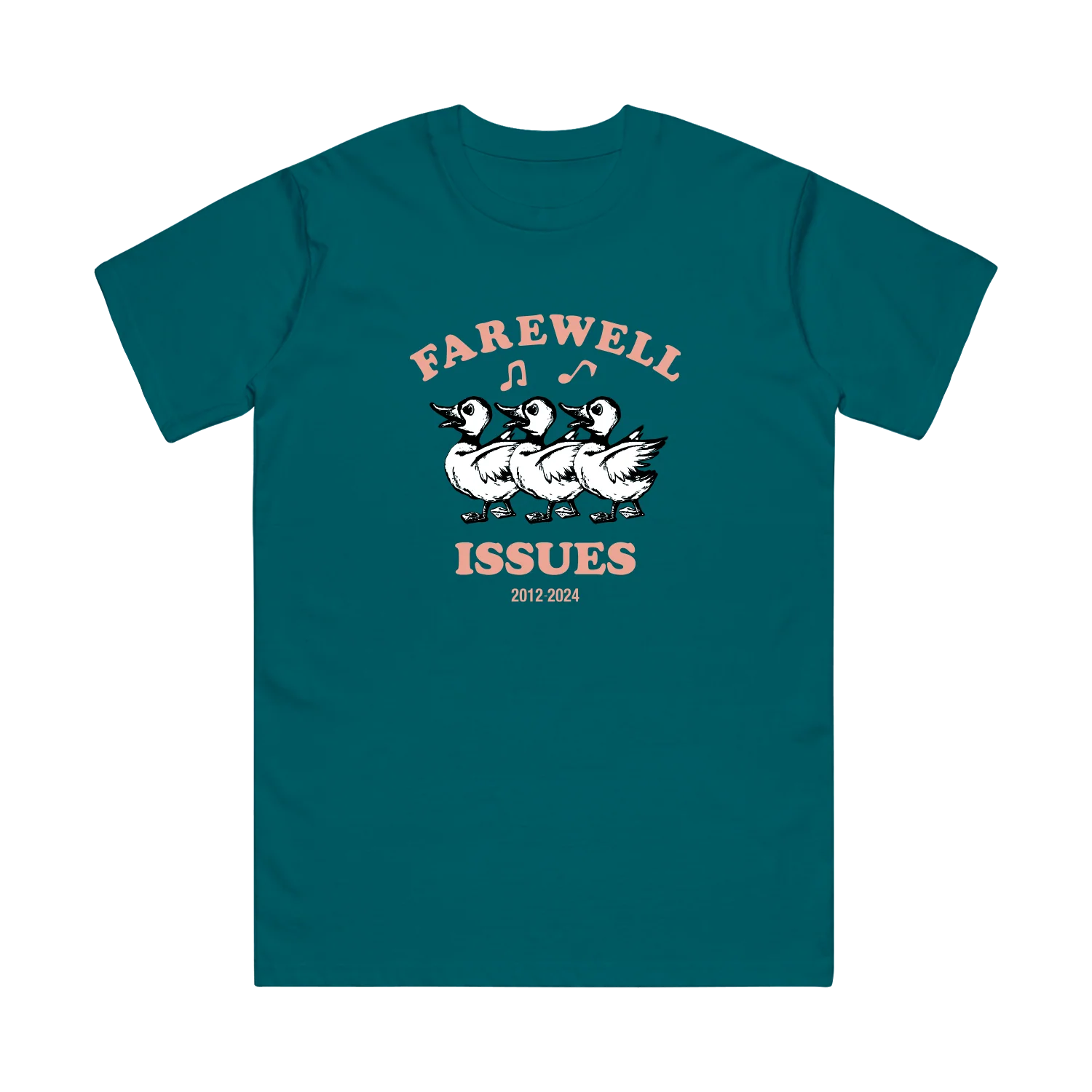 ISSUES - Singing Ducks Teal Tee