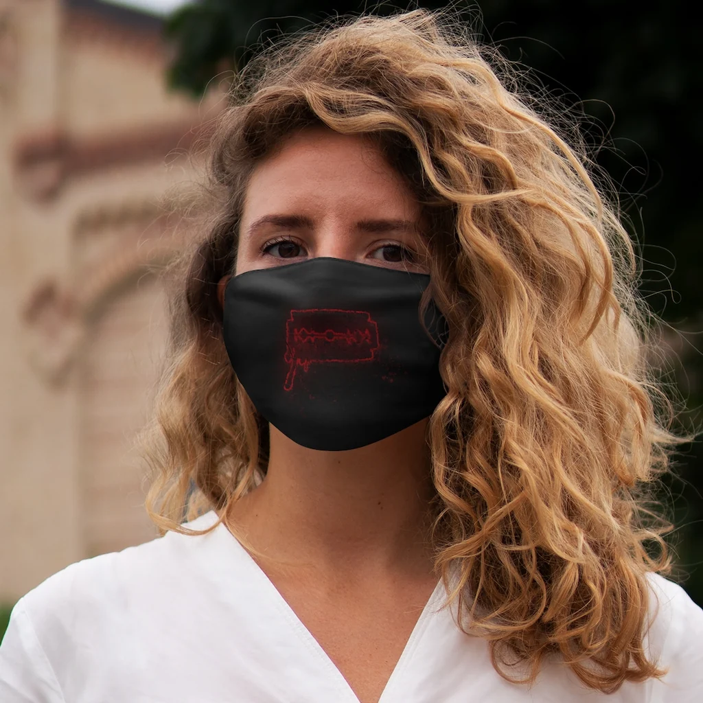 Slit - Red Razor Face Mask - Image 6