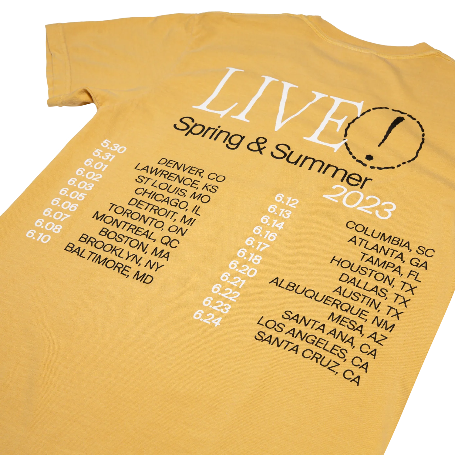 Drug Church - Spring 2023 Tour Tee - Image 4