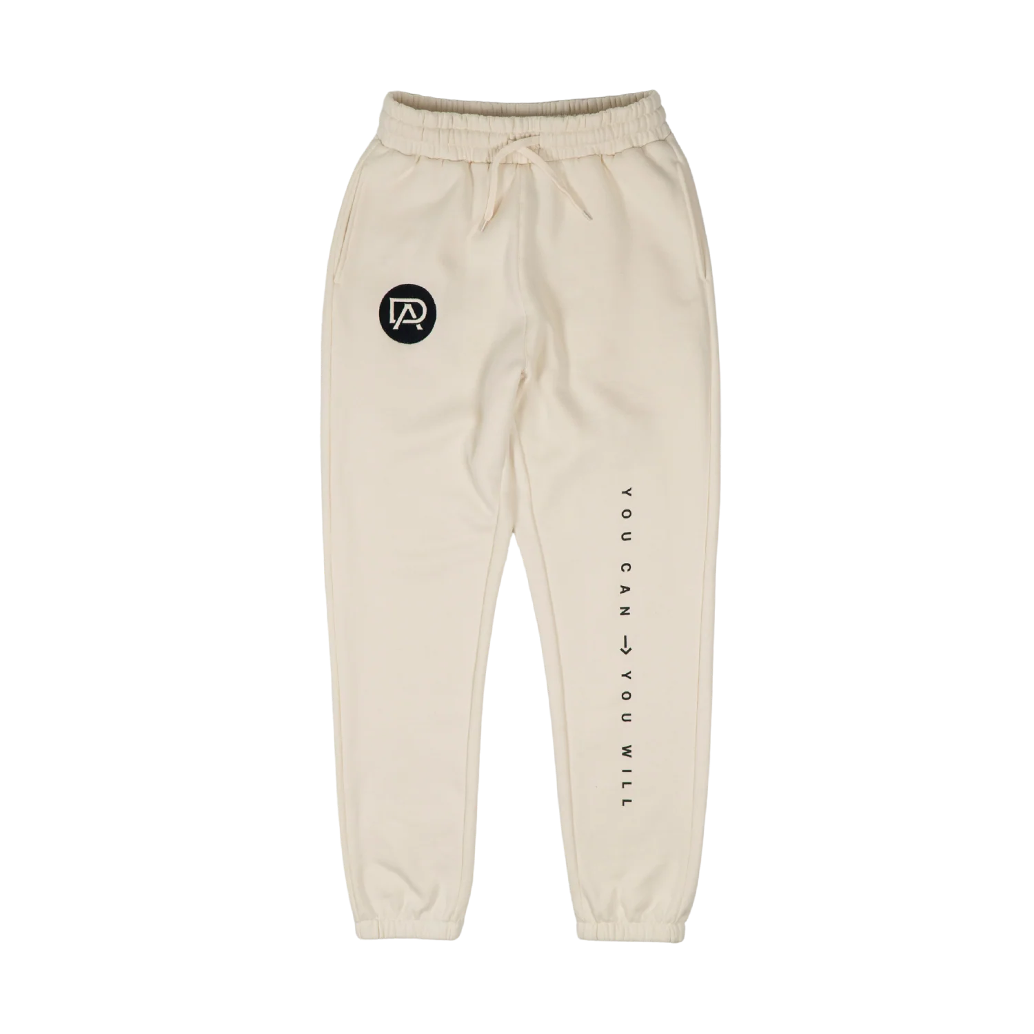The Dream Adopters - You Can You Will Sweatpants (Ecru)