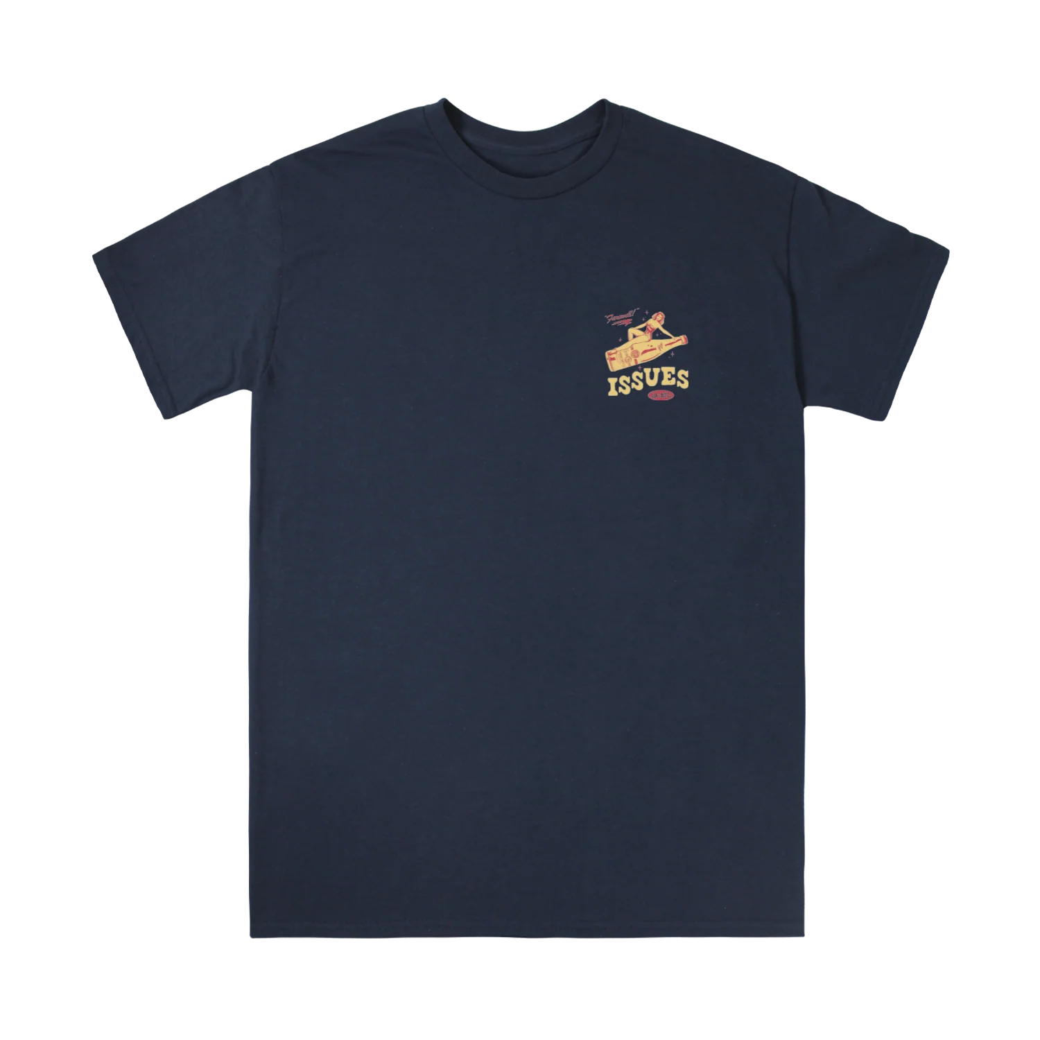 ISSUES - Farewell Bottle Navy Tee