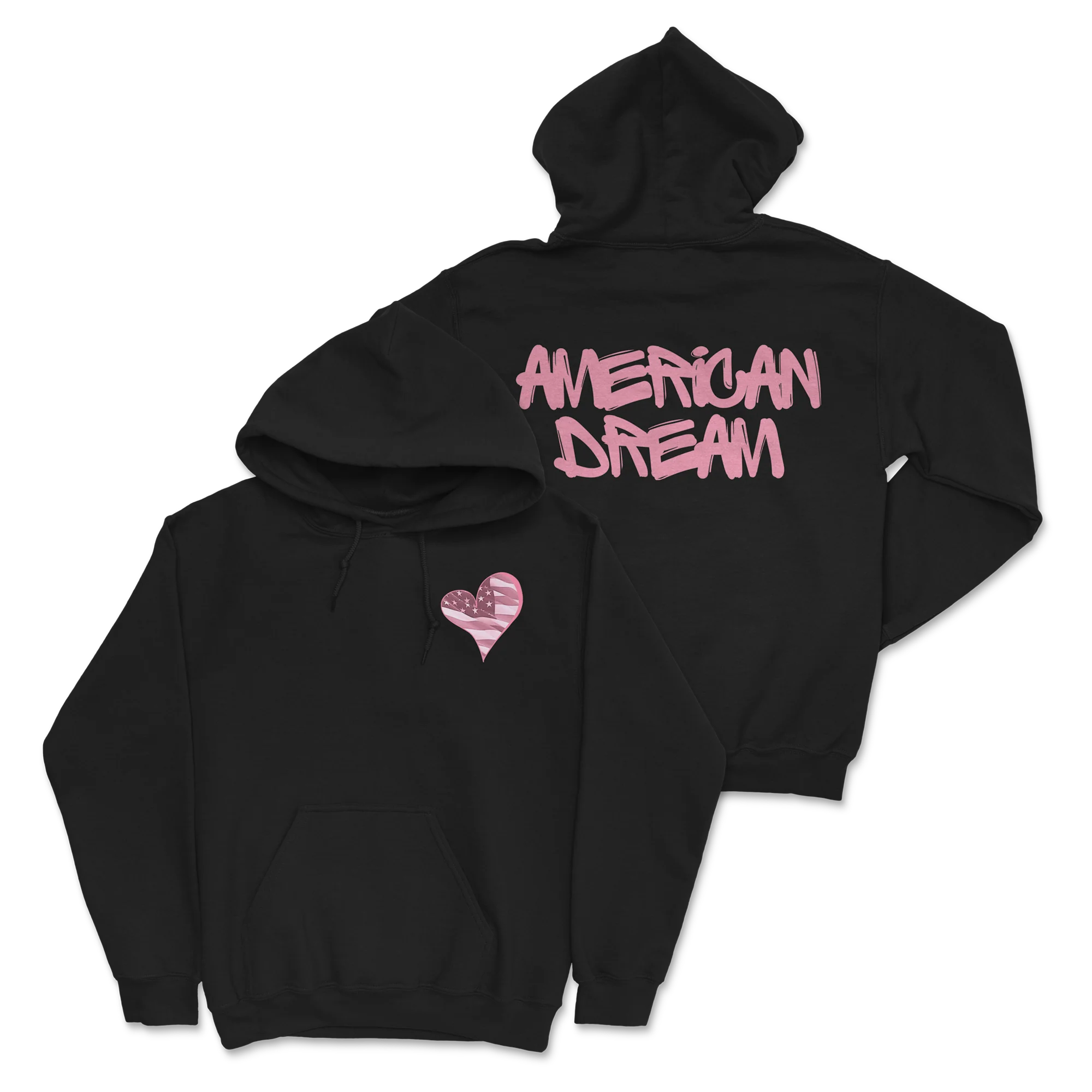 Zoe Day - Heart Hoodie - Black