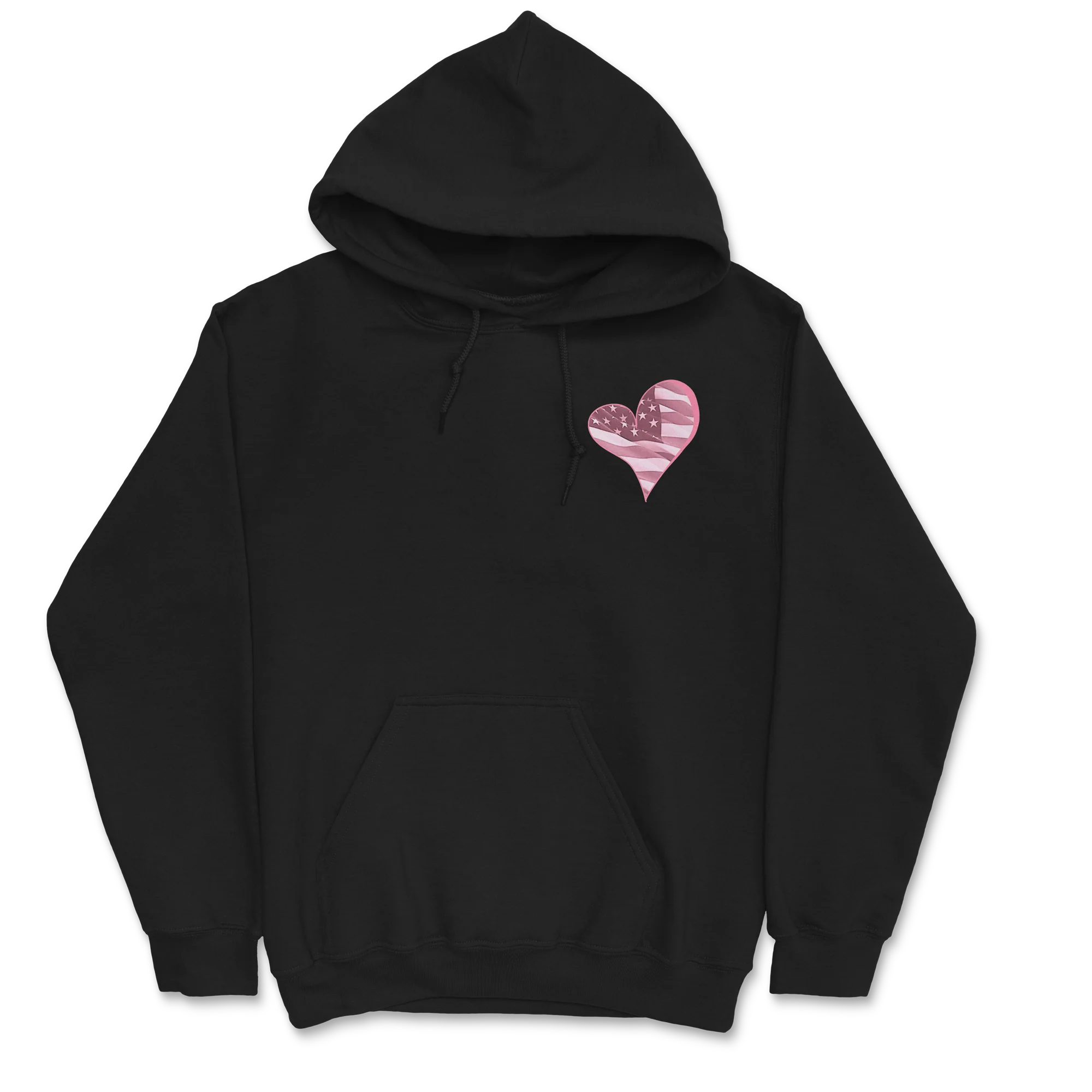 Zoe Day - Heart Hoodie - Black - Image 2
