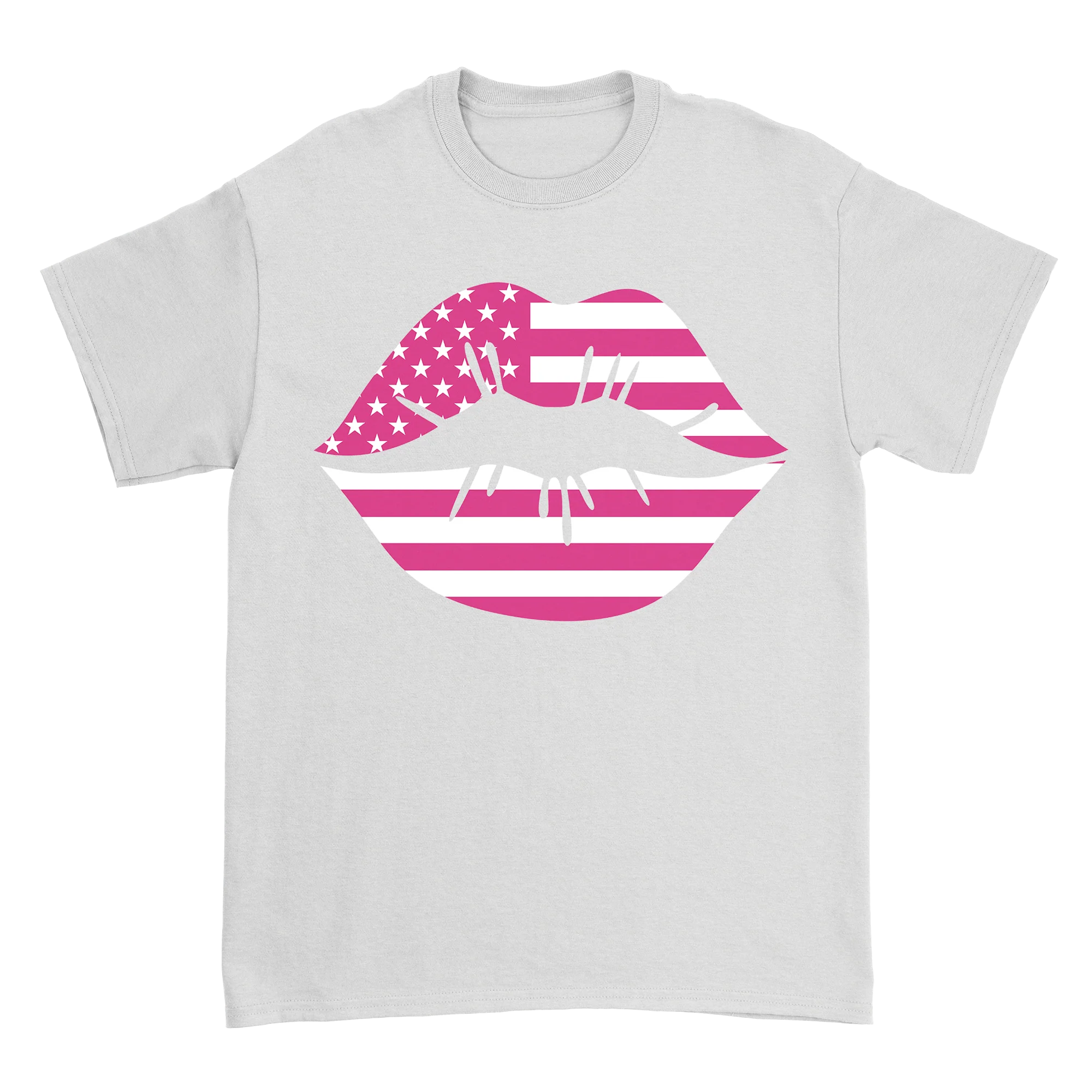 Zoe Day - Lips T-Shirt - White - Image 2